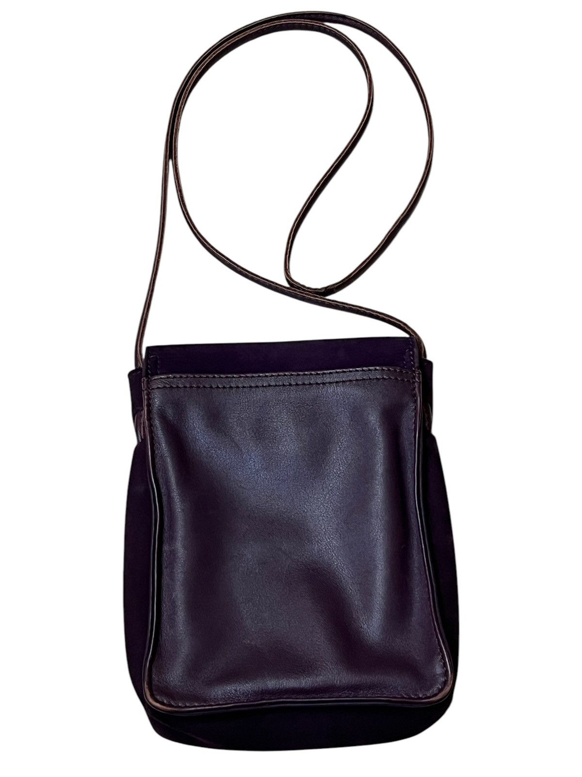 Genuine Leather ARCHE ADILY PURPLE NUBUCK LEATHER CROSSBODY SMALL BAG Size ONE SIZE - 3 Thumbnail