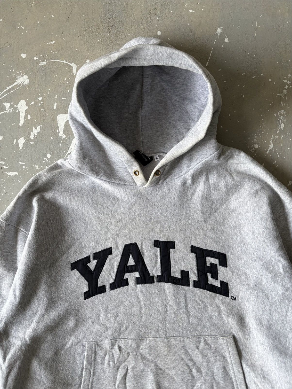 Other Yale University Embroidery Grey Pullover Hoodie Size US XL / EU 56 / 4 - 3 Thumbnail