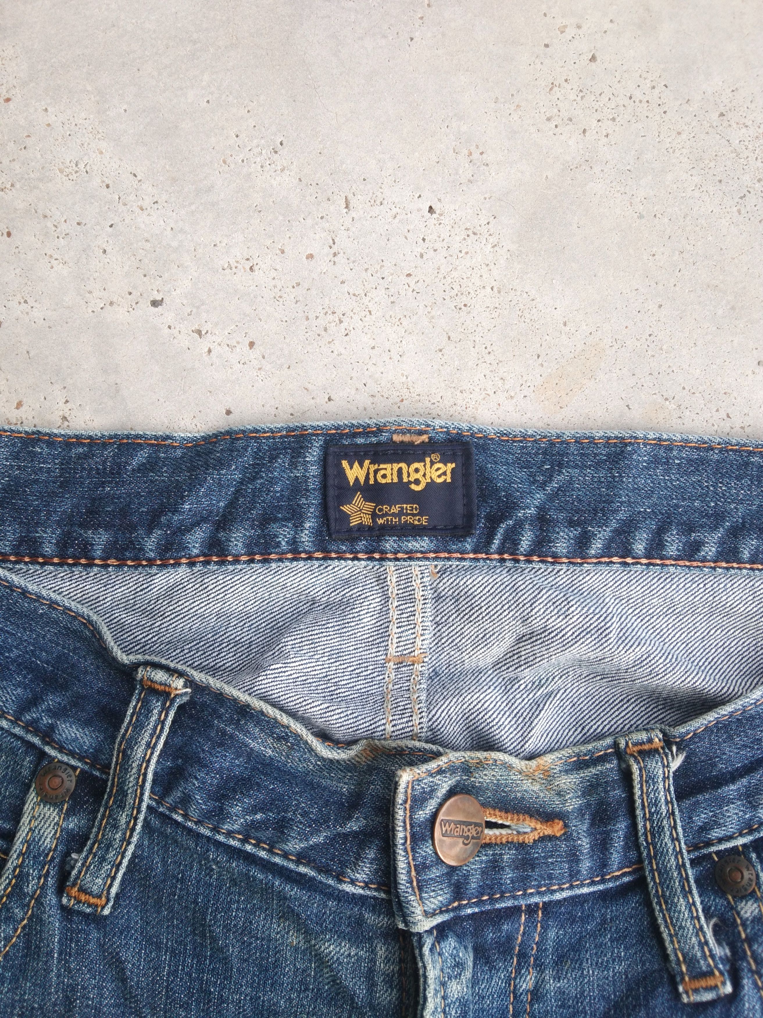 Japanese Brand Vintage Wrangler Distressed Jeans 38 Size US 38 / EU 54 - 7 Thumbnail