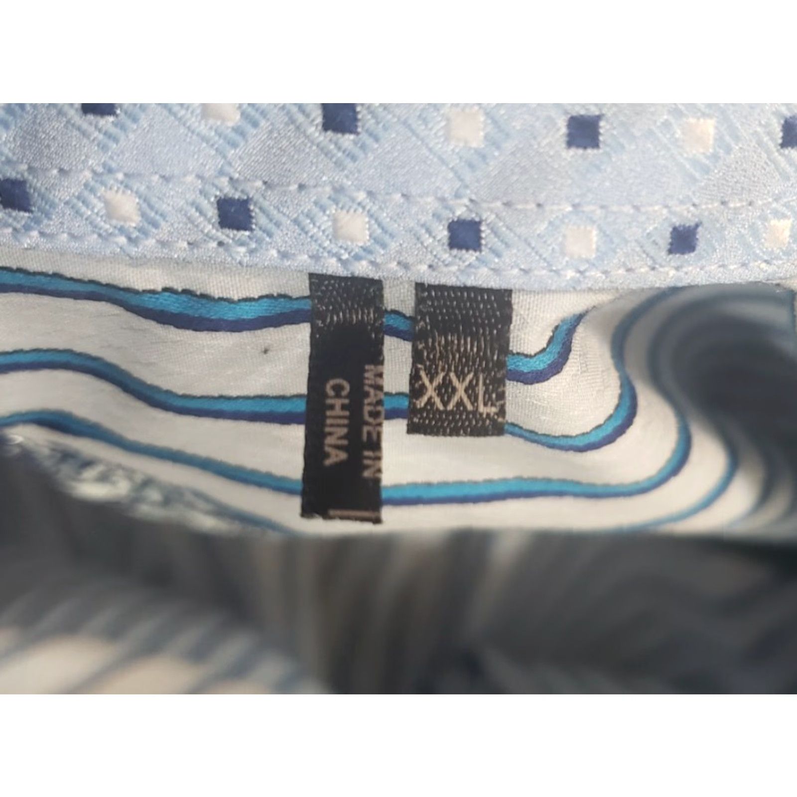 Vintage Mens House of Lords Striped Casual Shirt White Blue Premium Cotton XXL Shirt Mens 2XL Casual Button-Up Cotton White Blue Size US XXL / EU 58 / 5 - 6 Thumbnail