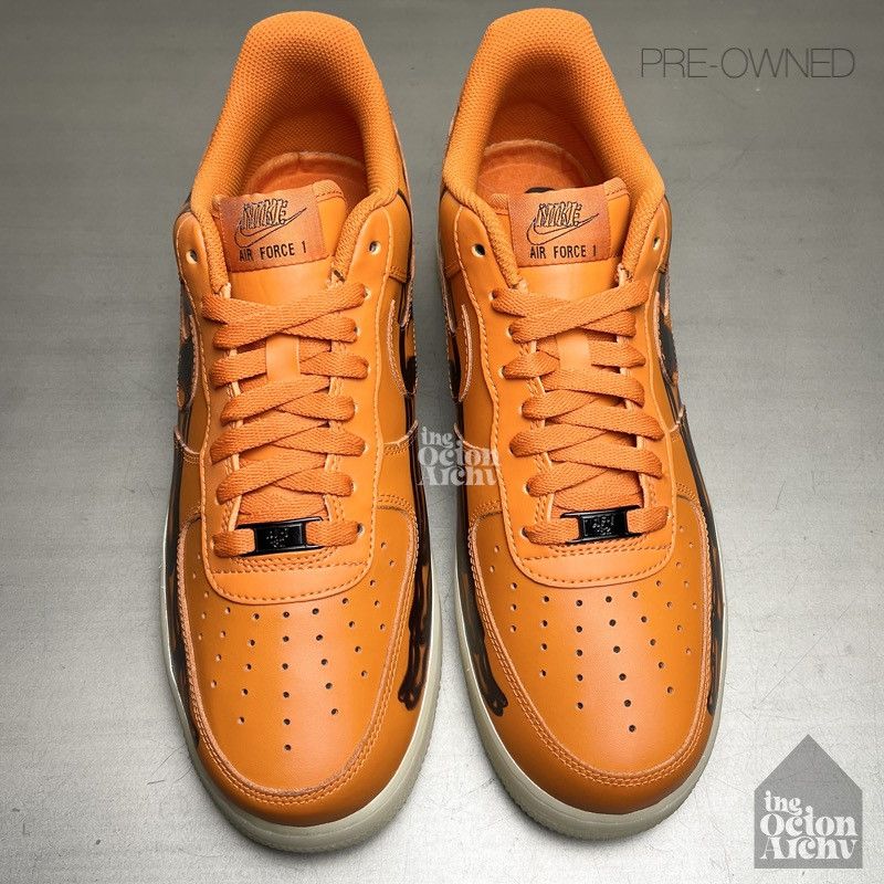 Nike 2020 Nike Air Force 1 Low 'Orange Skeleton' CU8067-800 Size US 11 / EU 44 - 5 Thumbnail