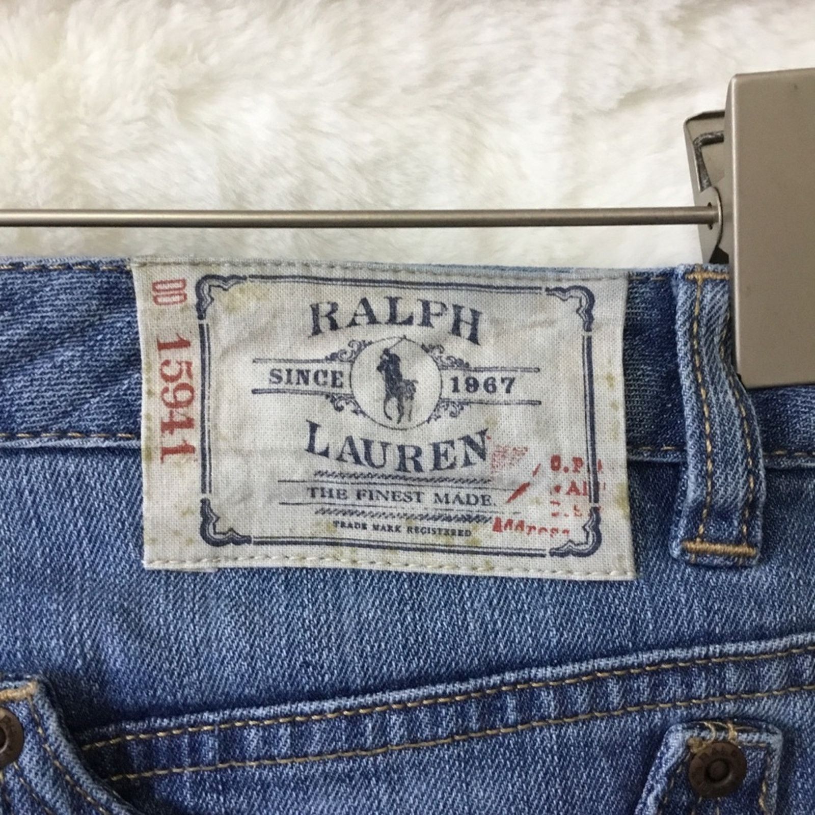 Ralph Lauren Ralph Lauren Girl Blue Straight Legs Jeans Size 38" / US 16 / IT 52 - 10 Thumbnail