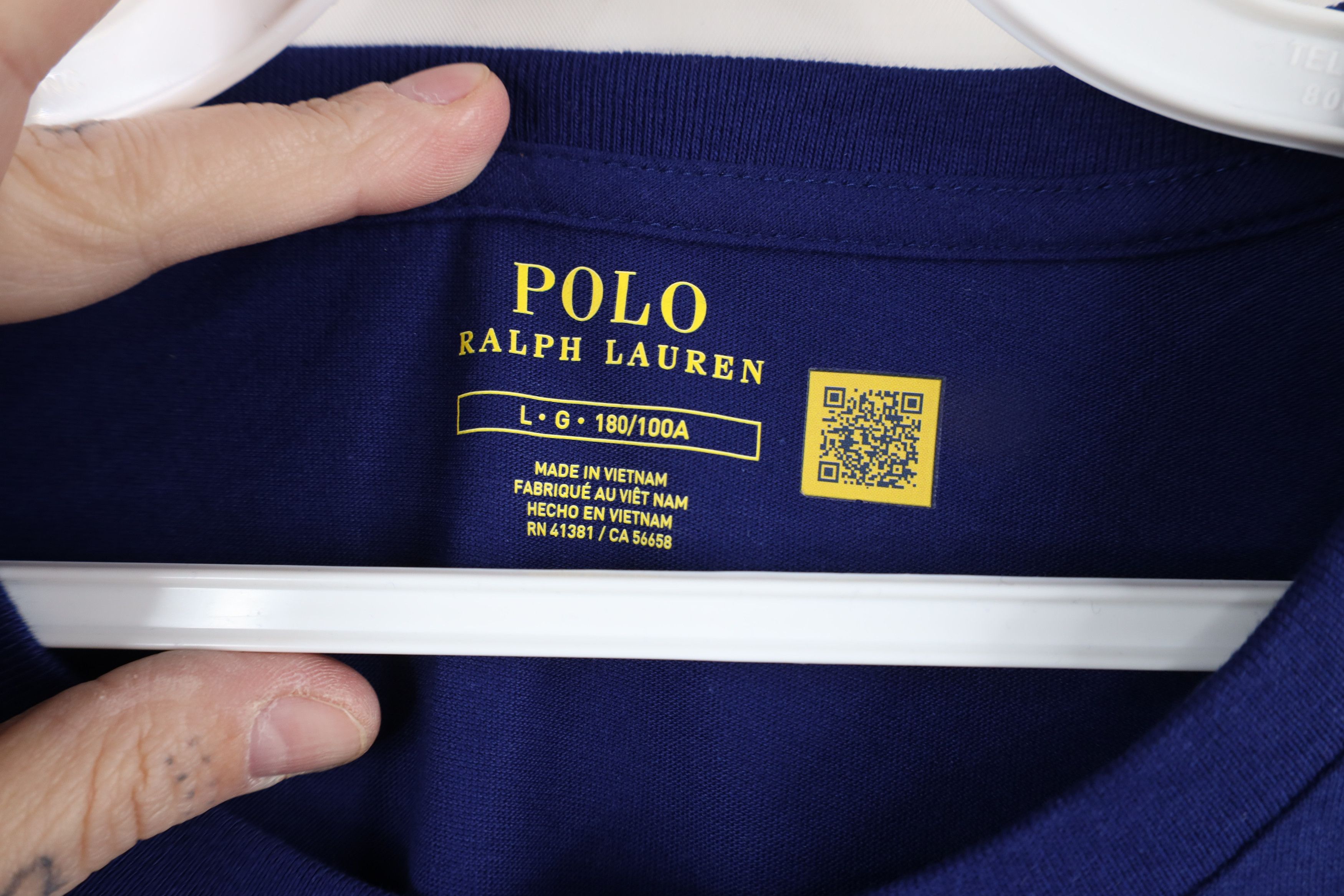 Ralph Lauren × Vintage Y2K Ralph Lauren Soft Cotton Touch Short Sleeve T-Shirt Blue Size US L / EU 52-54 / 3 - 7 Thumbnail