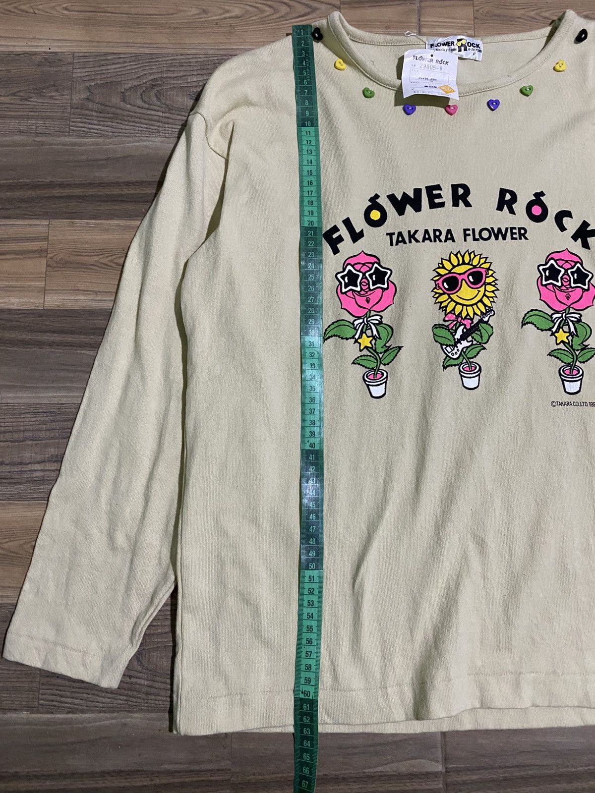 Japanese Brand RARE!! TAKARA FLOWER ROCK 1989 TSHIRT Size ONE SIZE - 9 Thumbnail