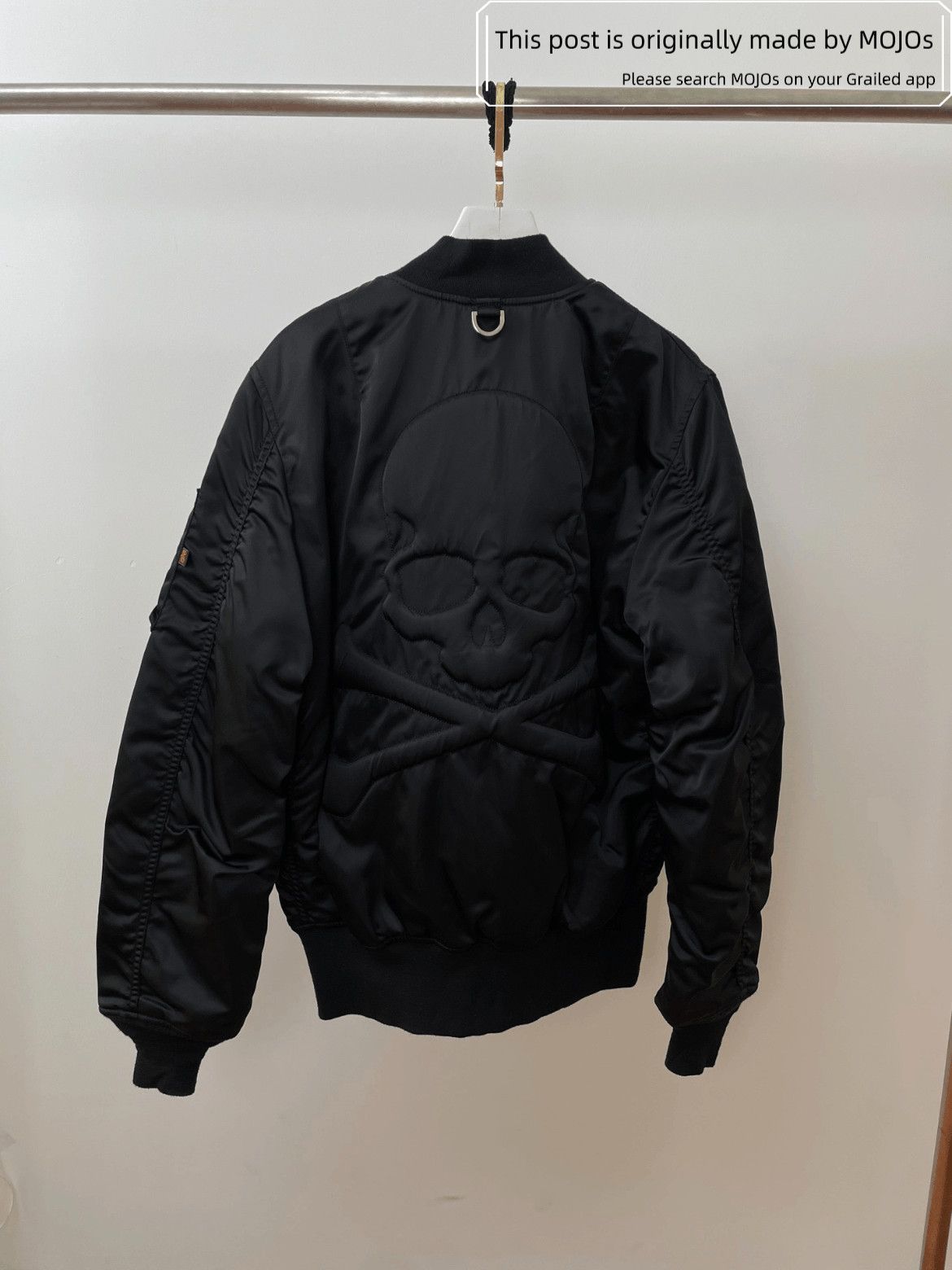 mastermind×C2H4×ALPHA INDUSTRIES MA-1 Mastermind C2H4 Alpha Collaborated Skull Logo MA-1 Bomber Jacket