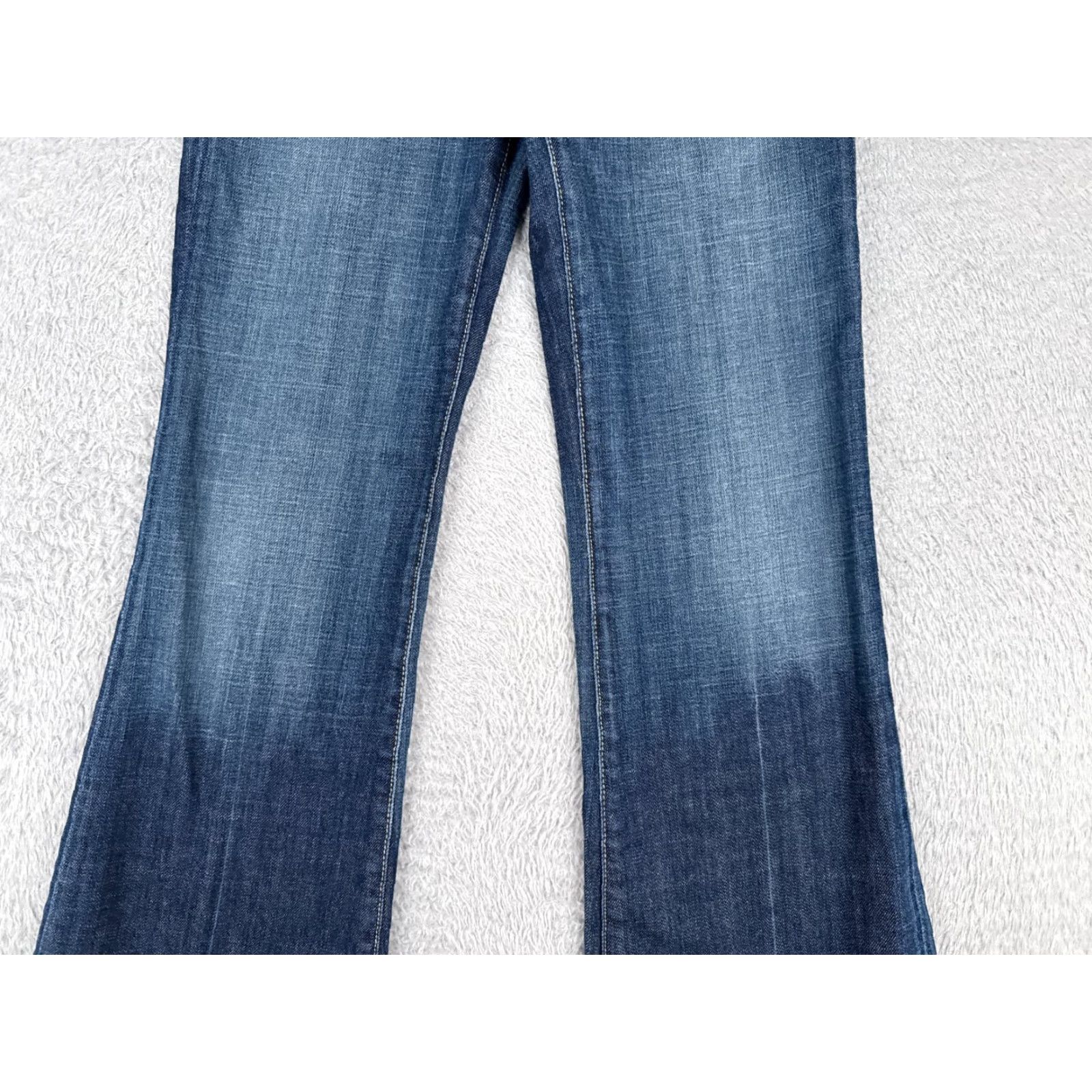 Citizens Of Humanity Citizens of Humanity Flared Jeans Women 26 Blue Denim Low Rise Distressed 26x31 Size 26" / US 2 / IT 38 - 3 Thumbnail