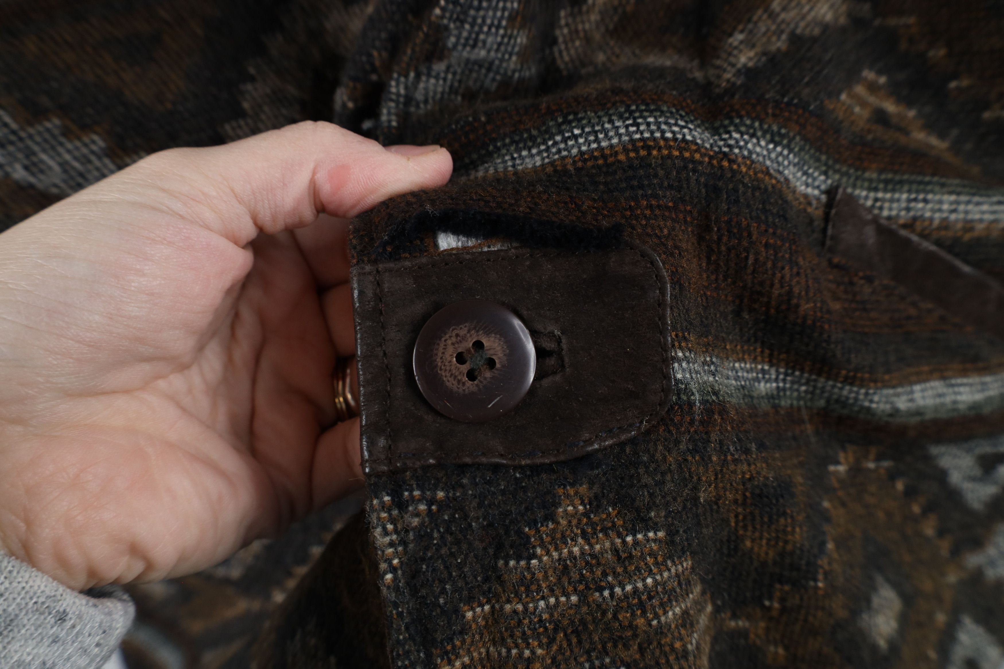 Vintage Vintage 90s Streetwear Suede Leather Southwestern Jacket Size US M / EU 48-50 / 2 - 4 Thumbnail