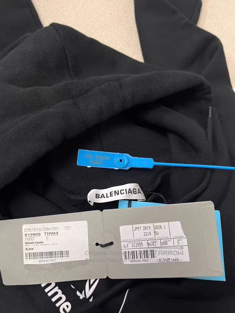 Balenciaga Balenciaga Solid Color Letter Print Sweatshirt Size US S / EU 44-46 / 1 - 5 Thumbnail