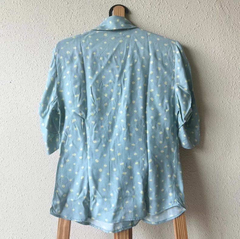Vivienne Westwood Vivienne Westwood Aqua Polka Dot Set: Shirt and Asymmetric Size XS / US 0-2 / IT 36-38 - 5 Thumbnail