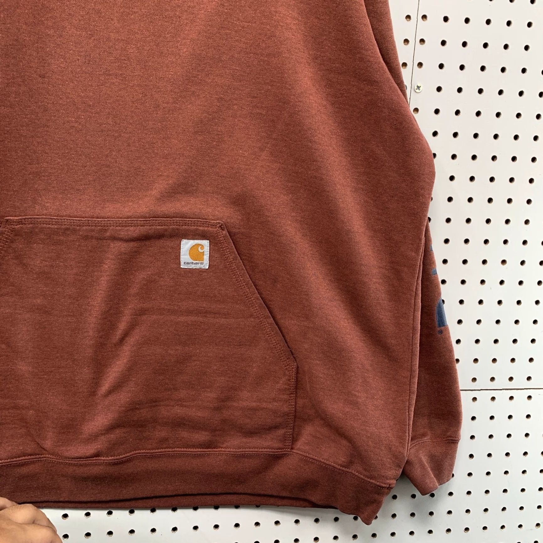 Carhartt VINTAGE Carhartt Sweatshirt Mens 2XL Hooded Heavyweight Rust Red Workwear Size US XXL / EU 58 / 5 - 6 Thumbnail