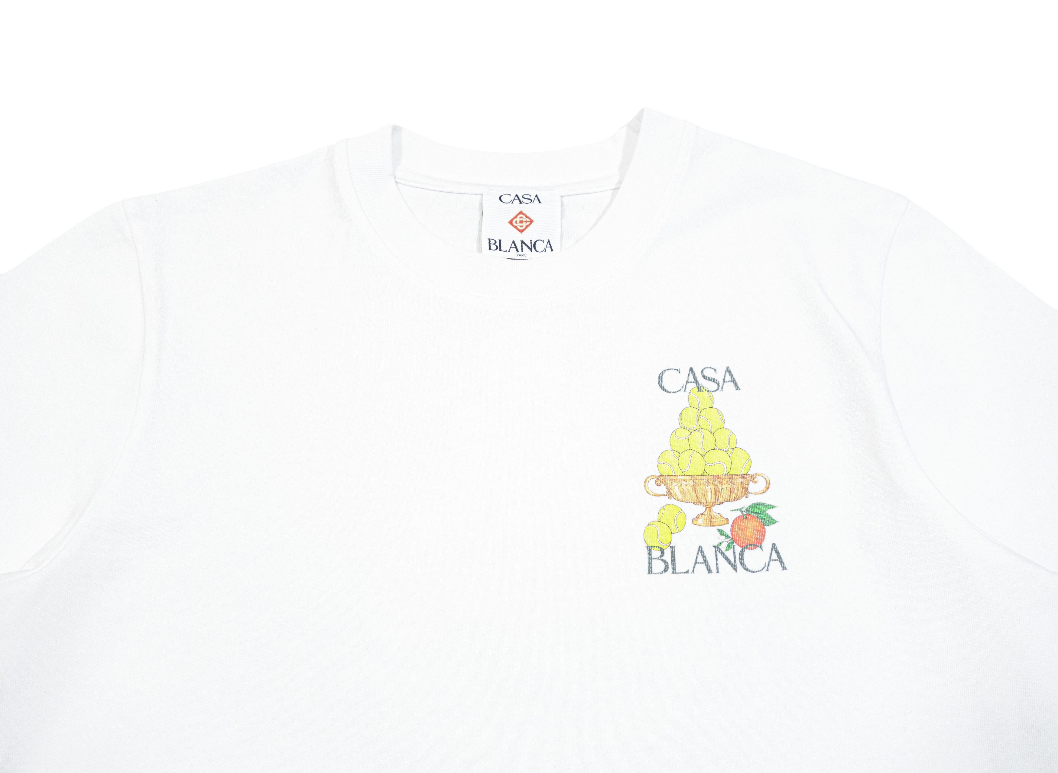 Casablanca Le Triomphe De Tennis Logo T-Shirt Size US M / EU 48-50 / 2 - 3 Thumbnail