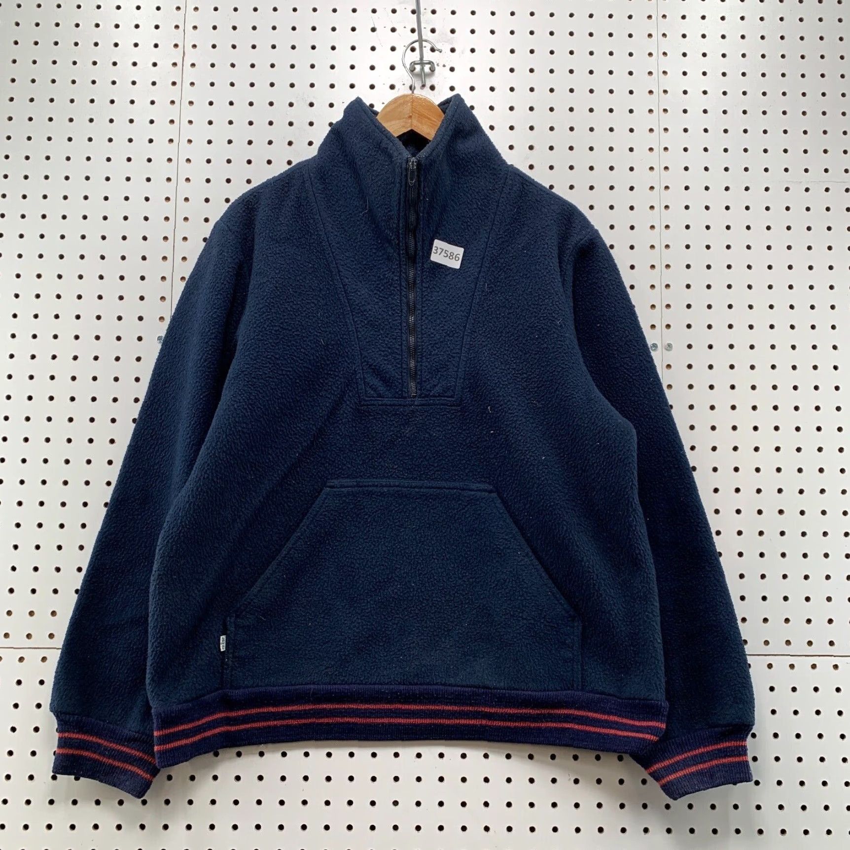Levi's VINTAGE Levi's Fleece Sherpa 1/4 Zip Pullover Mens Large Blue DeepPile USA Sweater 70s 80s USA Mens Large Blue DeepPile 1/4 Zip Fleece Sherpa Levi's Size US L / EU 52-54 / 3 - 2 Thumbnail