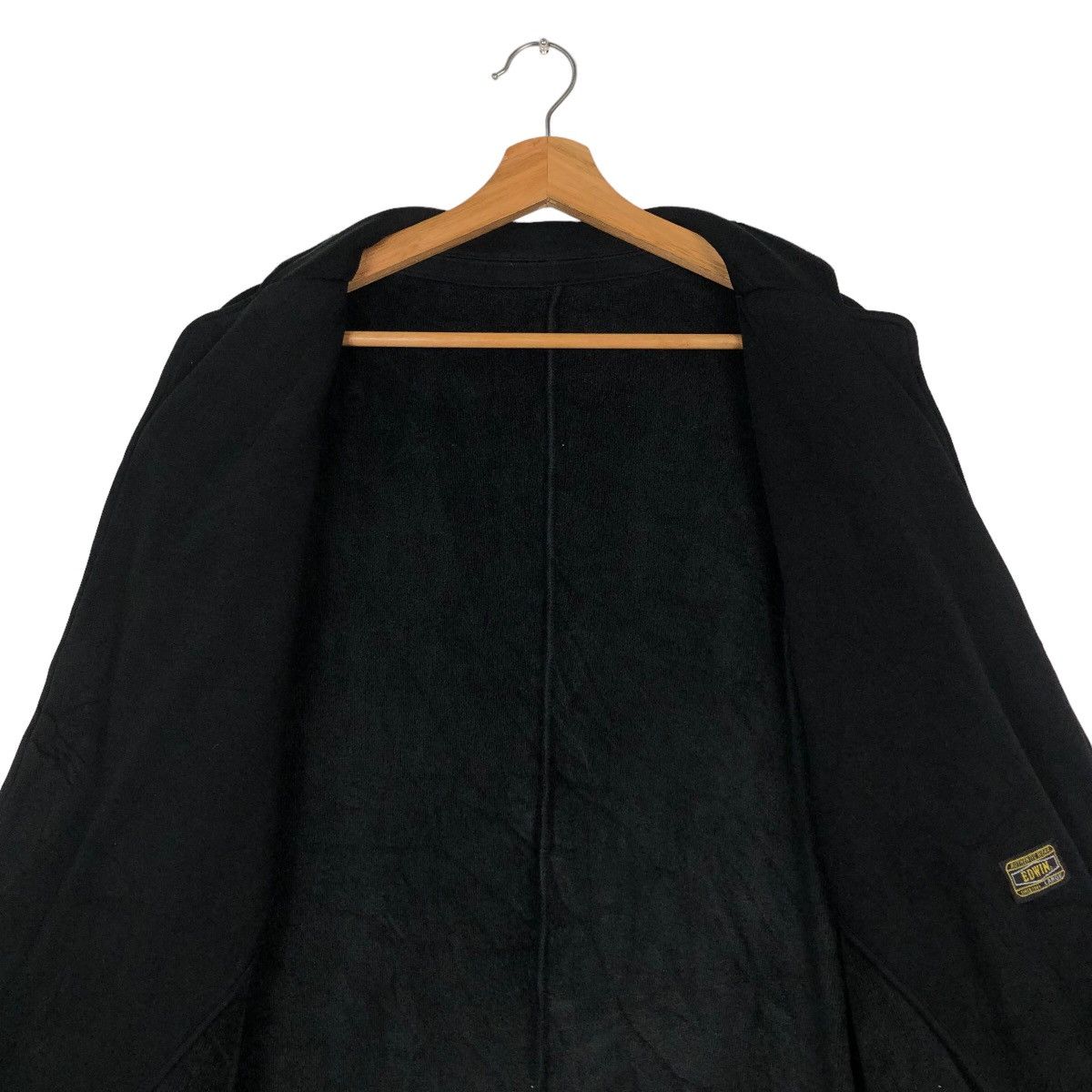 Japanese Brand 🔥Vintage Chore Work Jacket Edwin Rich Black Size US L / EU 52-54 / 3 - 14 Thumbnail
