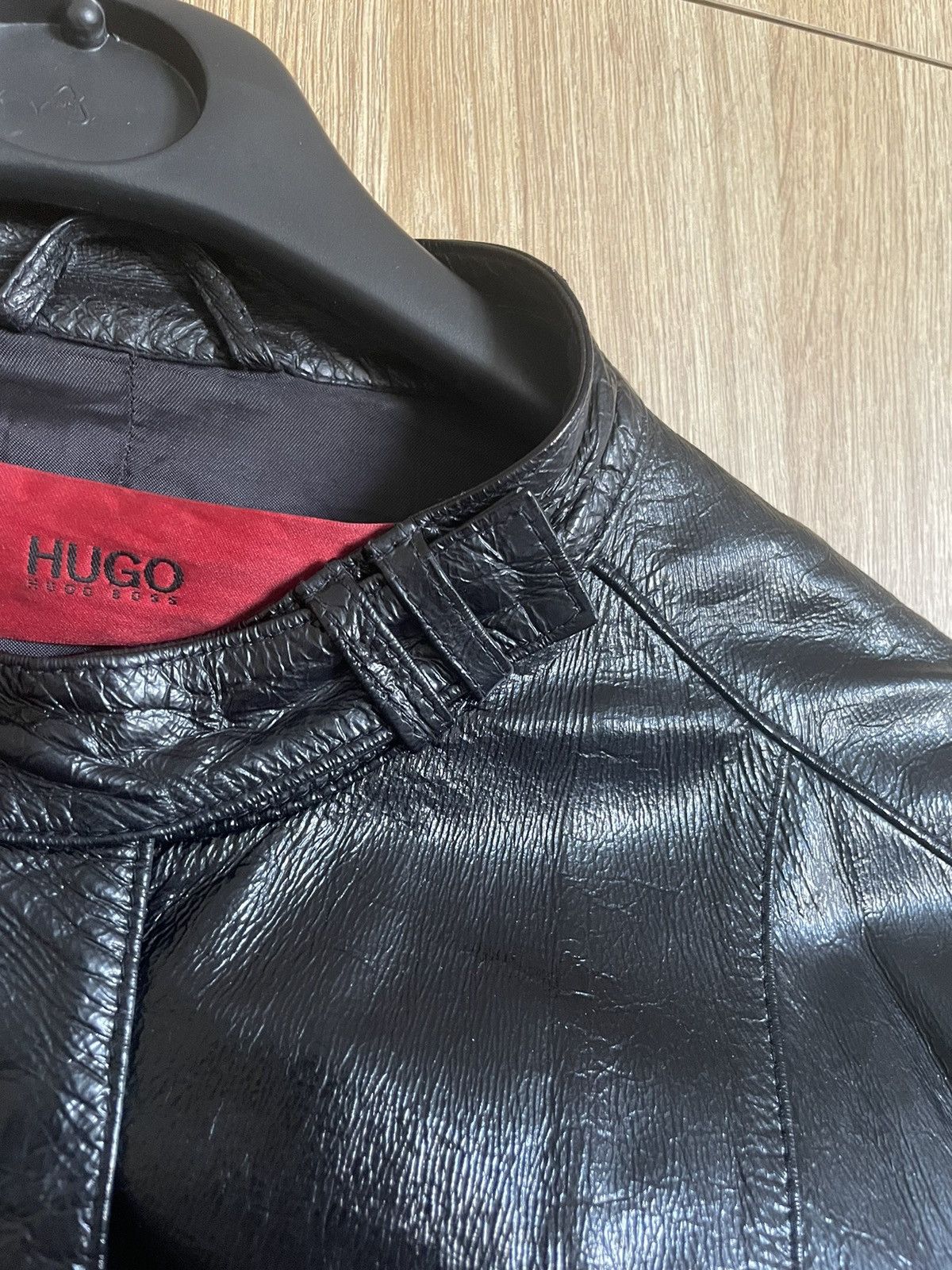 Hugo Boss Vintage Hugo Boss Leather Jacket Size S / US 4 / IT 40 - 2 Thumbnail