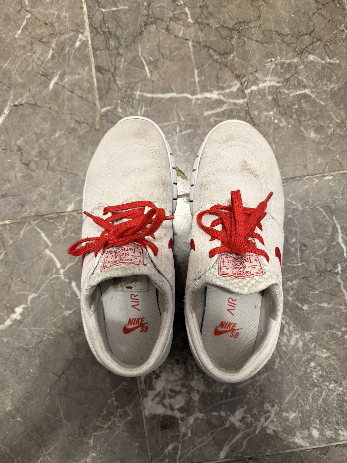 Nike Nike SB Stefan Janoski Max L “Summit White/University Red” Size US 7 / EU 40 - 3 Thumbnail