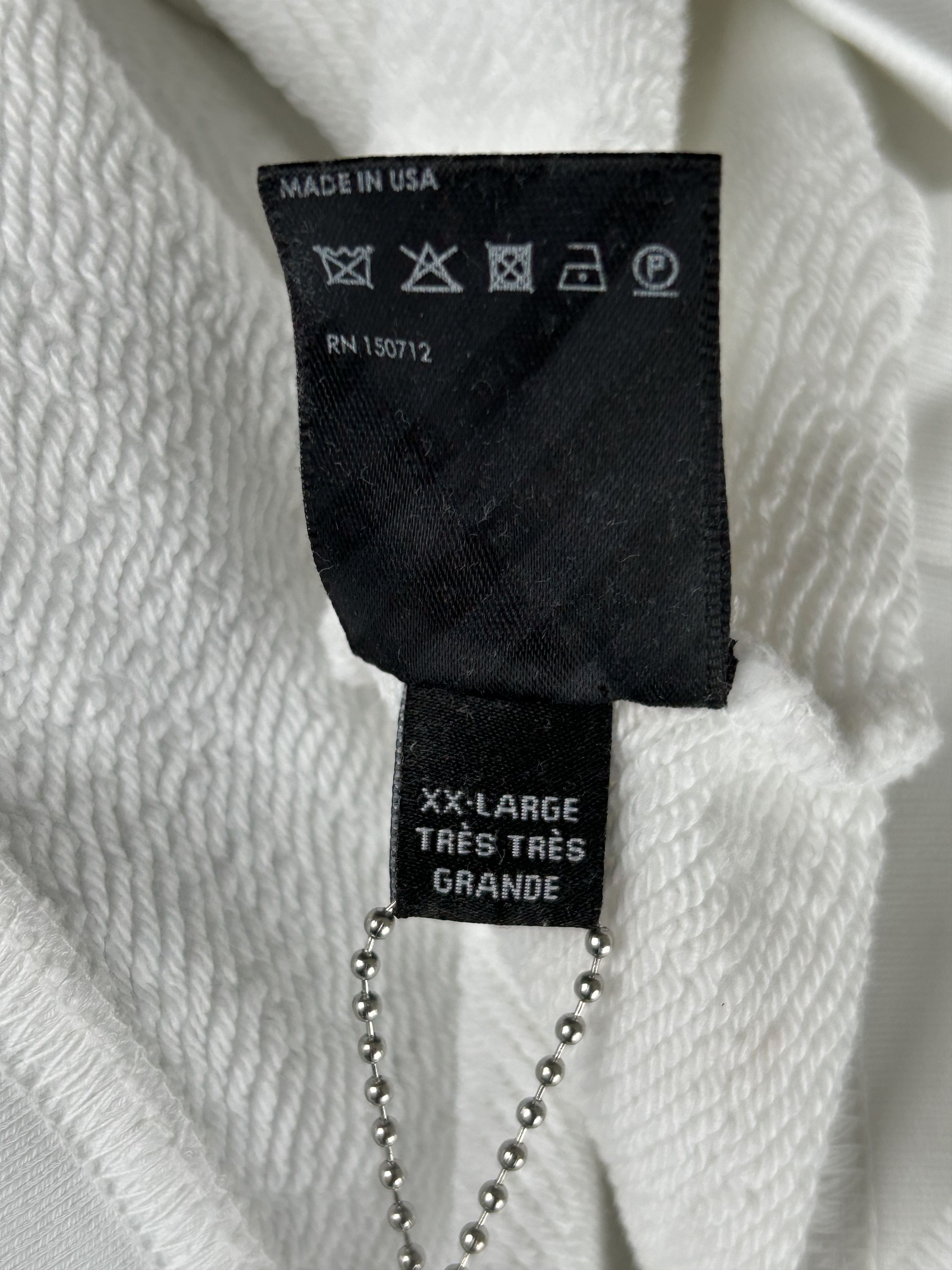 Amiri Amiri White & Black Arts District Logo Hoodie Size US XXL / EU 58 / 5 - 5 Thumbnail