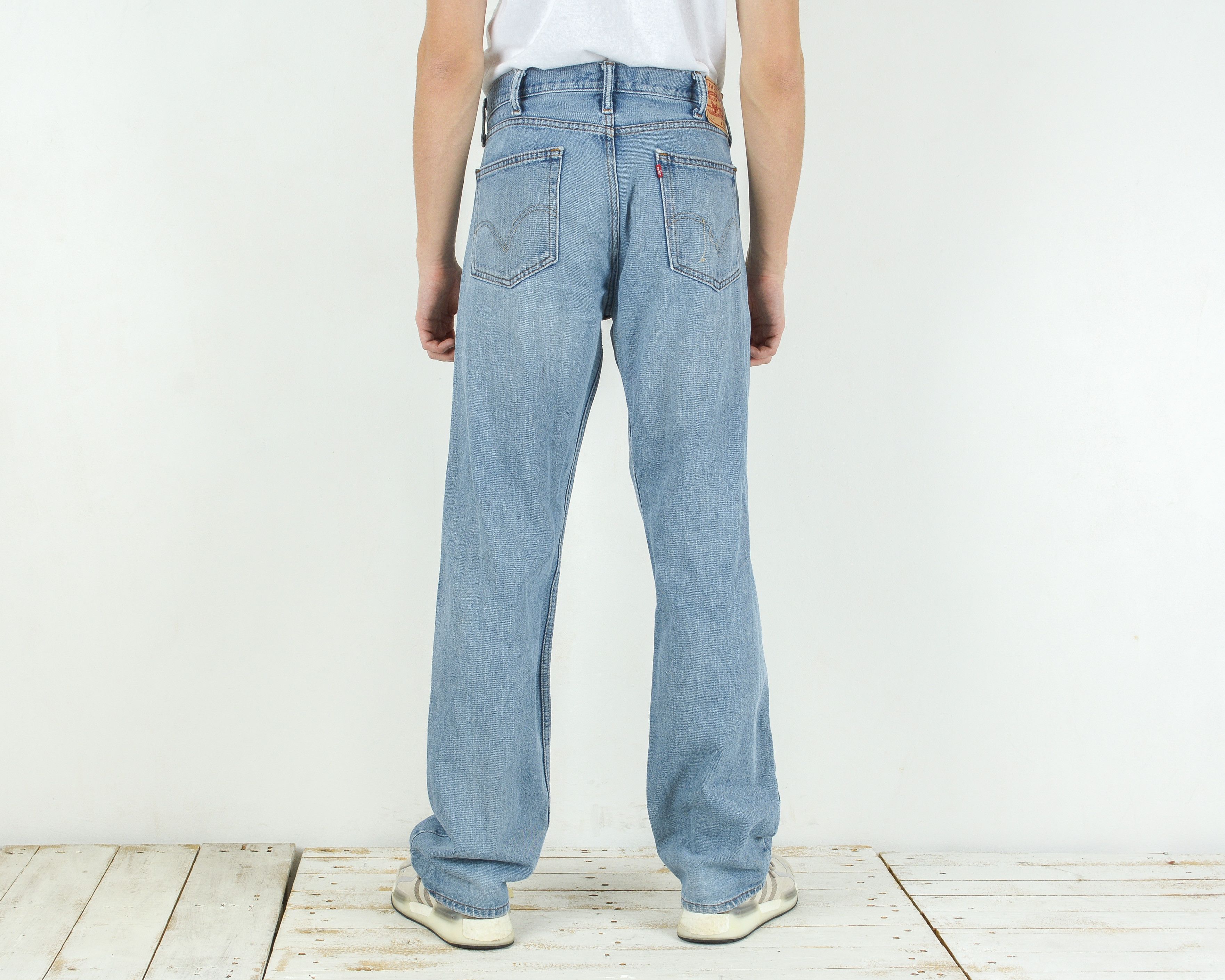 Levi's 505 W38 L34 Regular Straight Leg Jeans Denim Pants Trousers Size US 38 / EU 54 - 4 Thumbnail