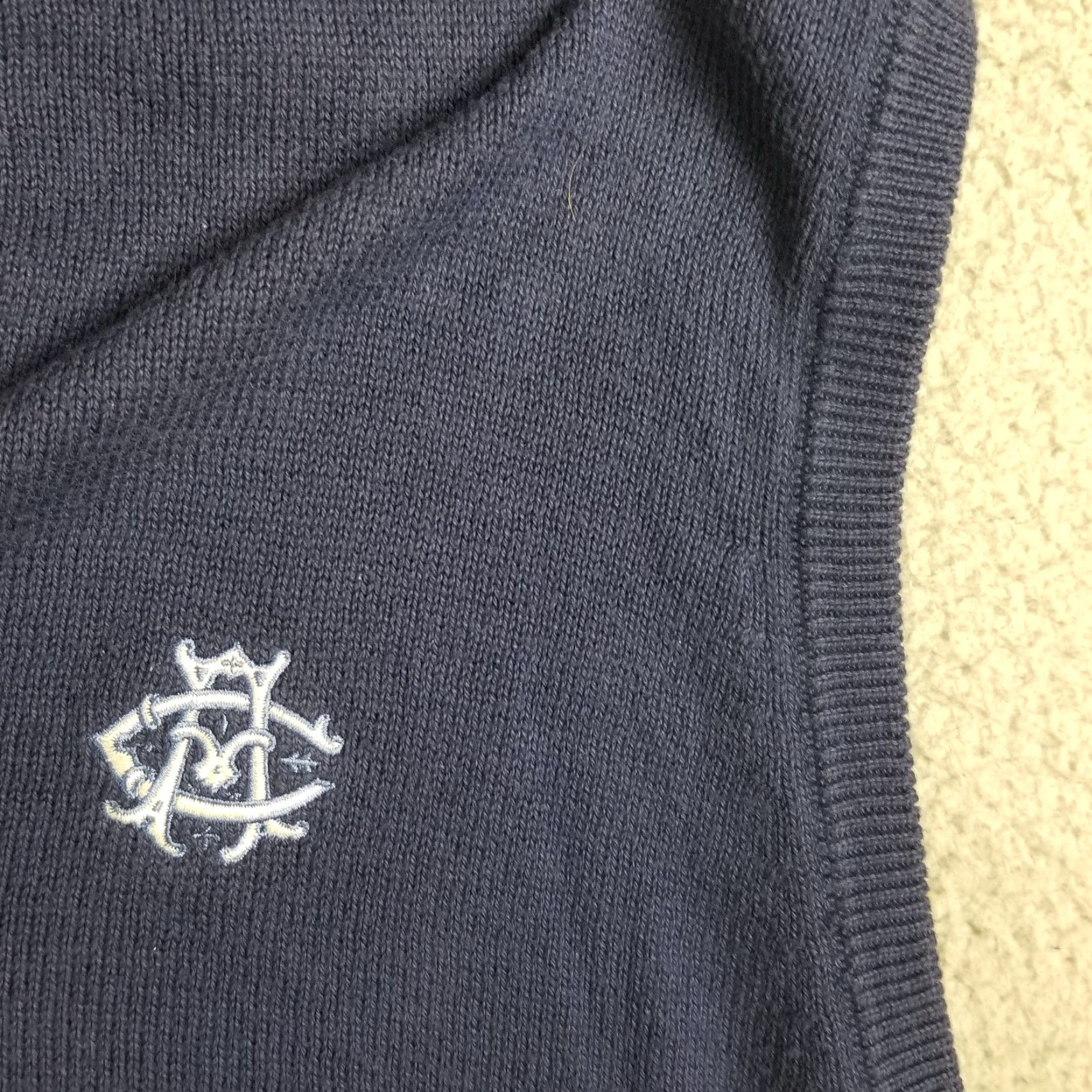 Vintage VINTAGE Ping Sweater Vest Men Large Blue Golf Logo Check Knit Sleeveless V-Neck Casual Size US L / EU 52-54 / 3 - 2 Thumbnail