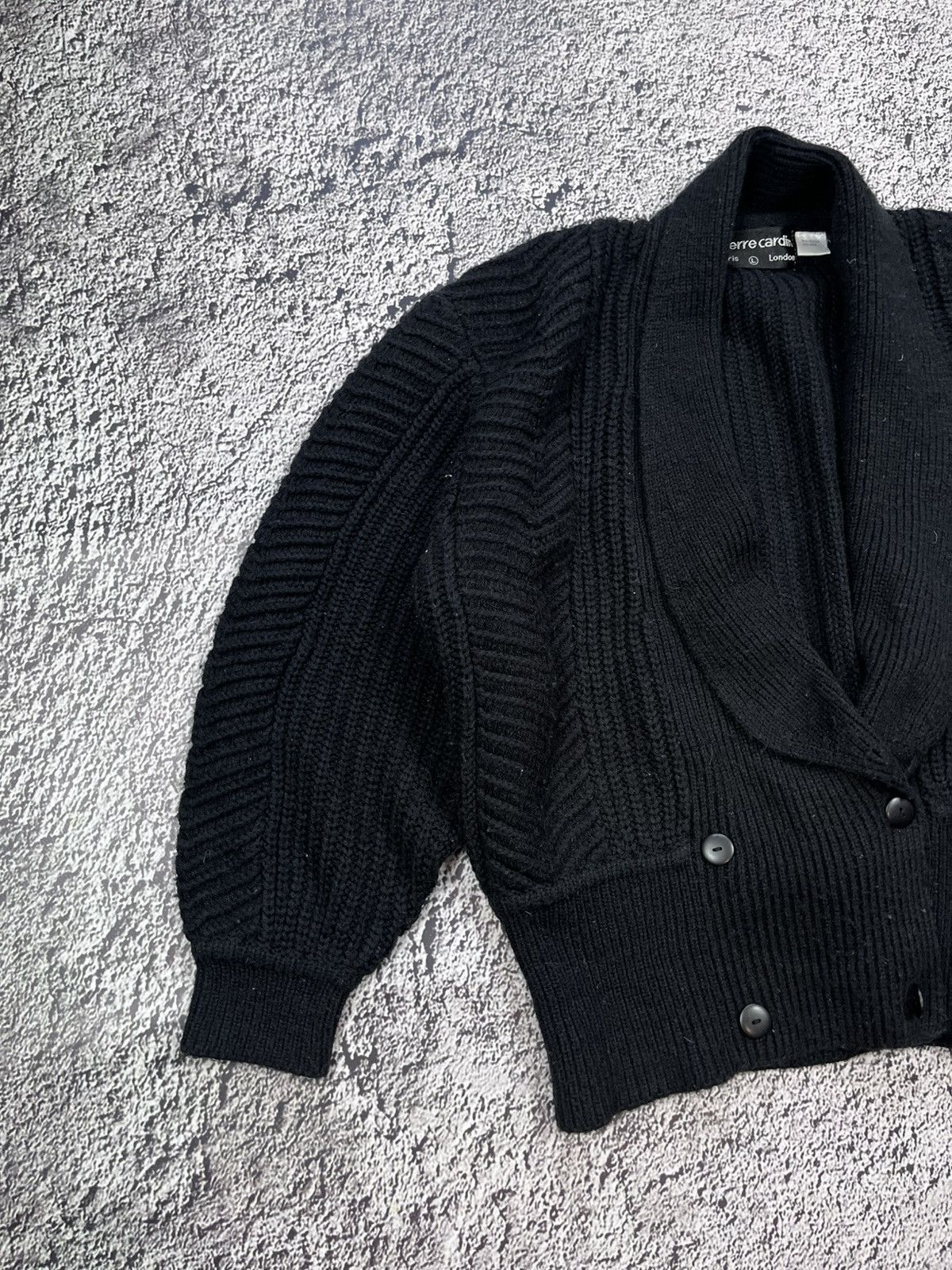 Pierre Cardin Vintage 80s Pierre Cardin baggy buttons cardigan size L Size L / US 10 / IT 46 - 2 Thumbnail