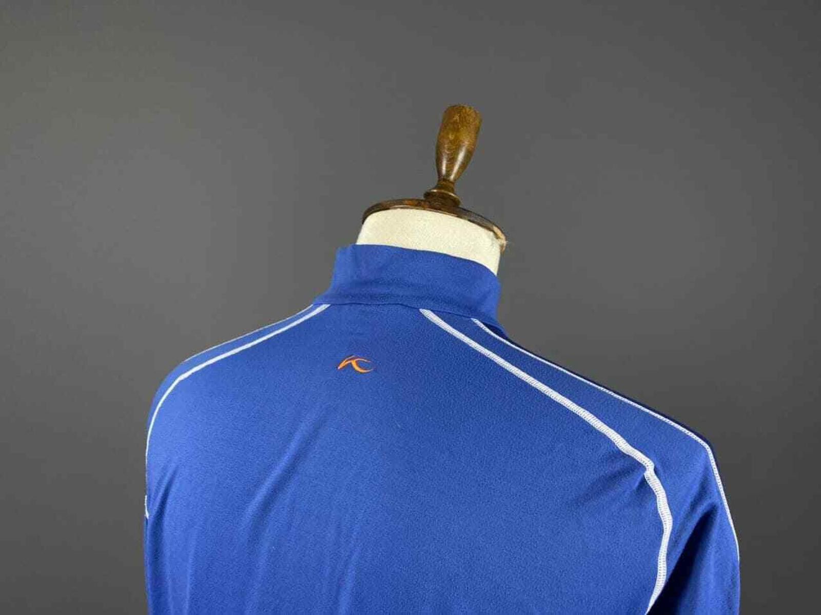 KJUS Men Kjus Systems Blue High Neck 1/4 Zip Fleece Sweater Size US M / EU 48-50 / 2 - 7 Thumbnail