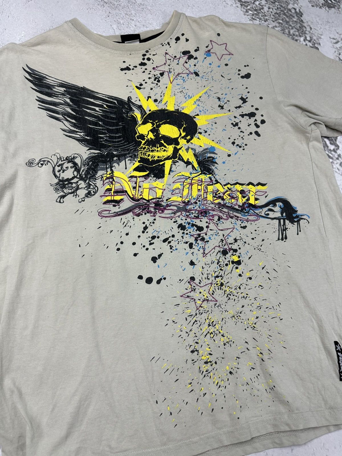 No Fear Vintage Y2k No Fear Scream Skull Skate Streetwear Tee Shirt Size US XXL / EU 58 / 5 - 3 Thumbnail