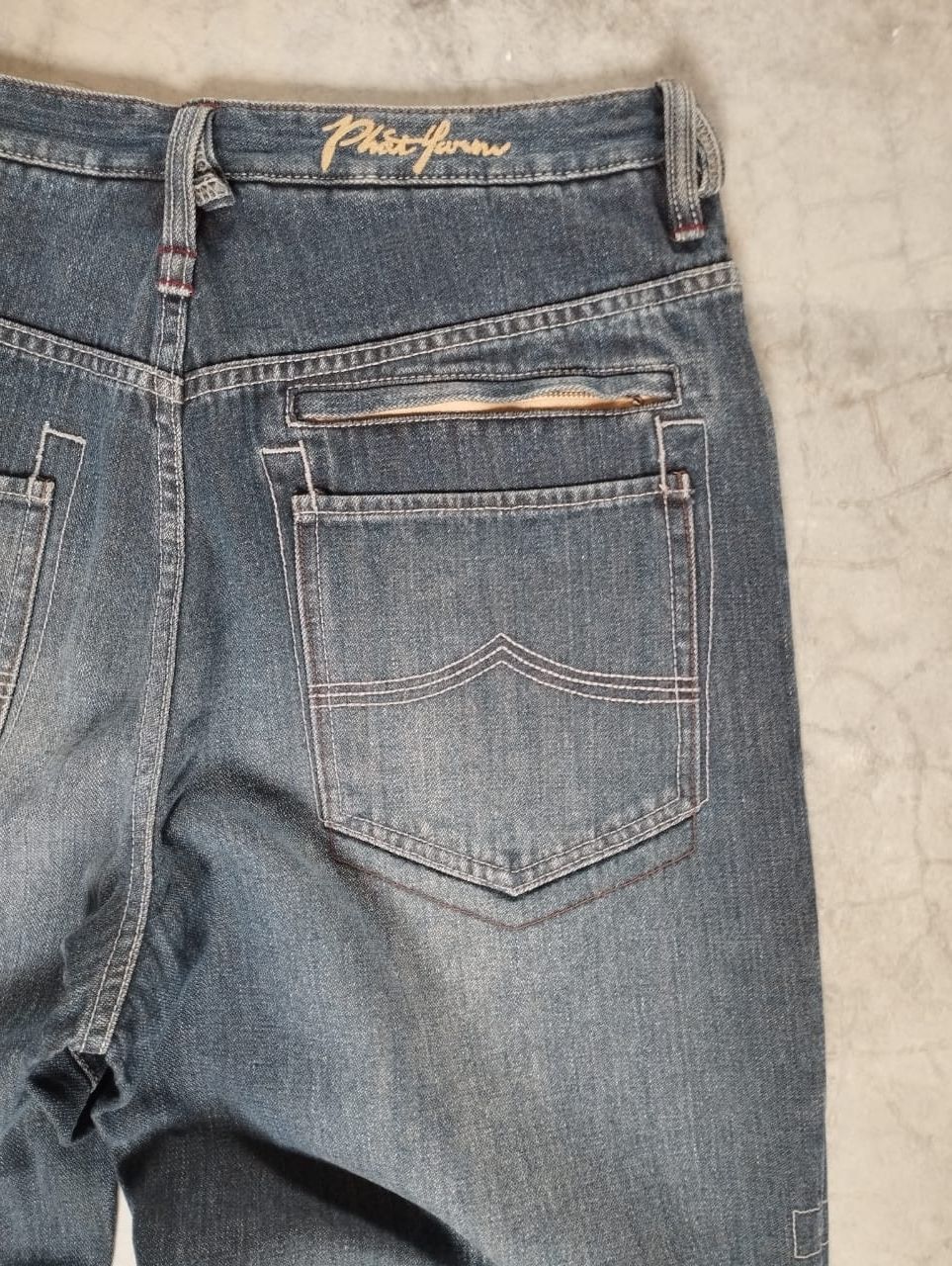 Phat Farm Super Baggy Jeans Vintage 90's Phat Farm Jeans Size US 34 / EU 50 - 9 Thumbnail