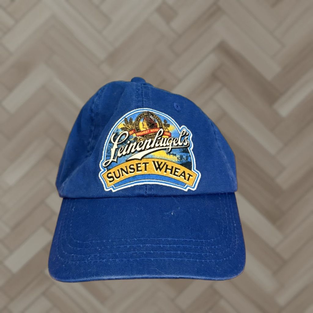 Vintage Leinenkugel Sunset Wheat Beer Cap Hat Embroidered Strapback Blue Unisex Adults One Size Baseball Cap Summer Men Women Size ONE SIZE - 1 Thumbnail