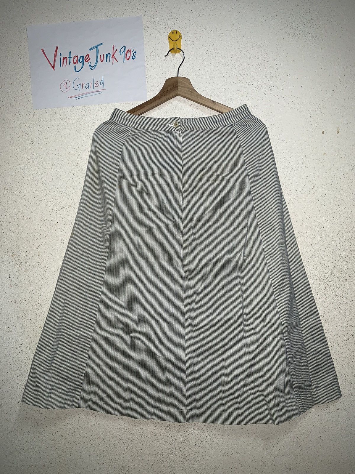 image of Issey Miyake x Mademoiselle Non Non Vintage 90’S Mademoiselle Non Non Maxi Skirt in Grey, Women's (