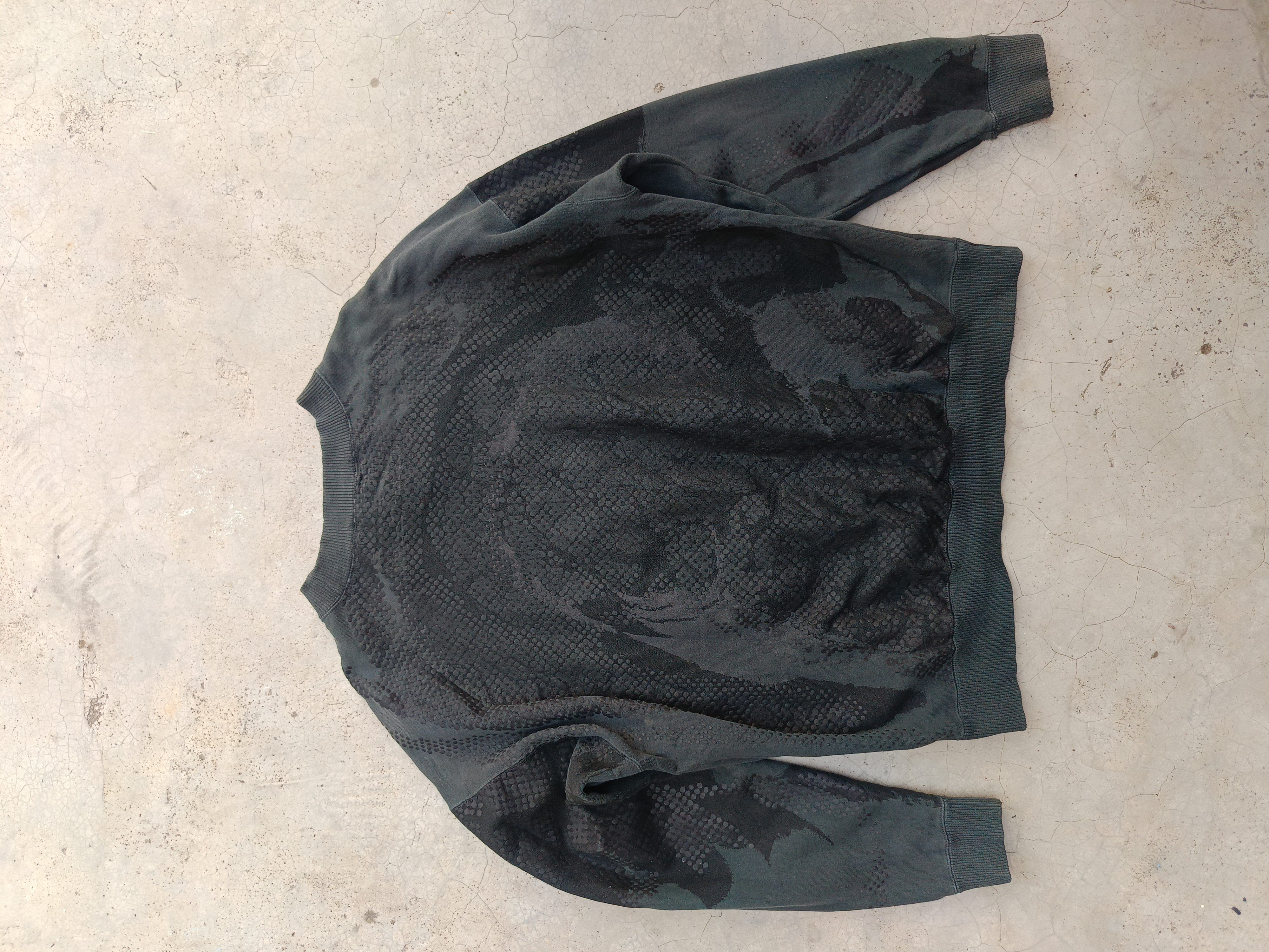 Issey Miyake 80's Issey Miyake Archive Dot Marbling Sweatshirt Size US L / EU 52-54 / 3 - 4 Thumbnail