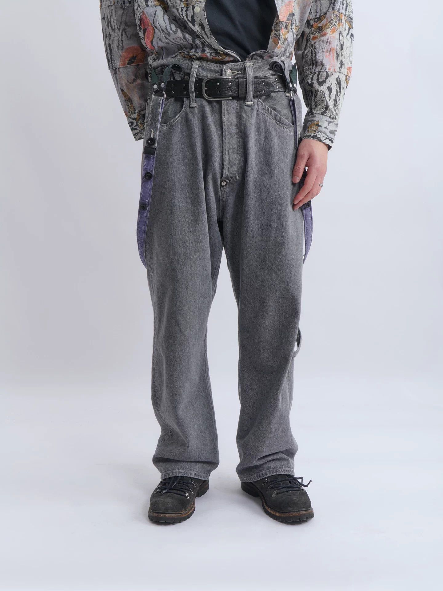 Junya Watanabe Junya Watanabe x Levi's Suspender Denim Cement Gray Size US 36 / EU 52 - 4 Thumbnail