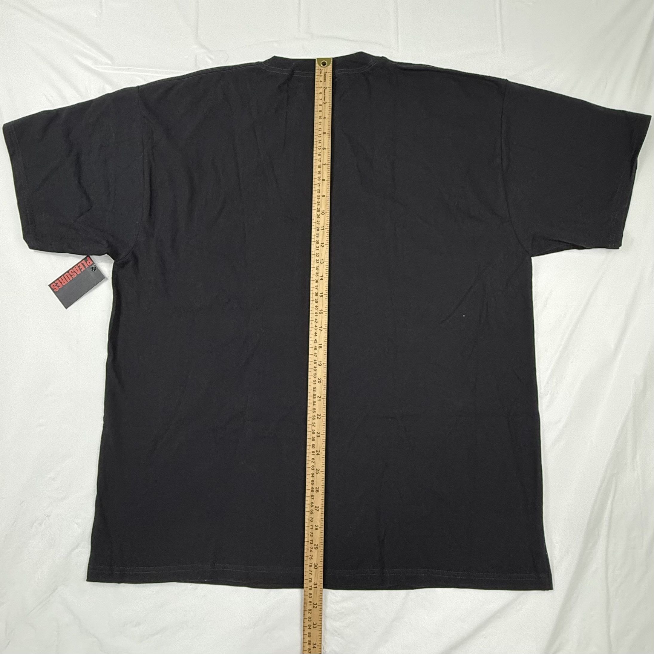 Pleasures Pleasures Migraine Death Toll Graphic T-Shirt Black XL Size US XL / EU 56 / 4 - 4 Thumbnail