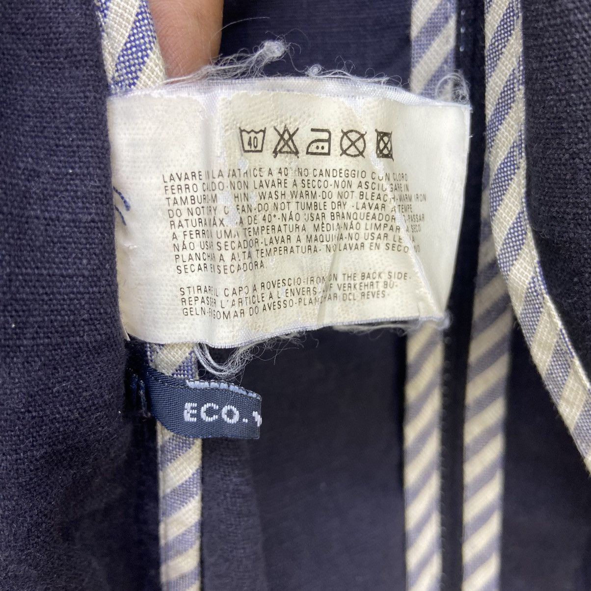Armani Made in Italy Armani Jeans Workwear Chore Jacket Size US S / EU 44-46 / 1 - 17 Thumbnail