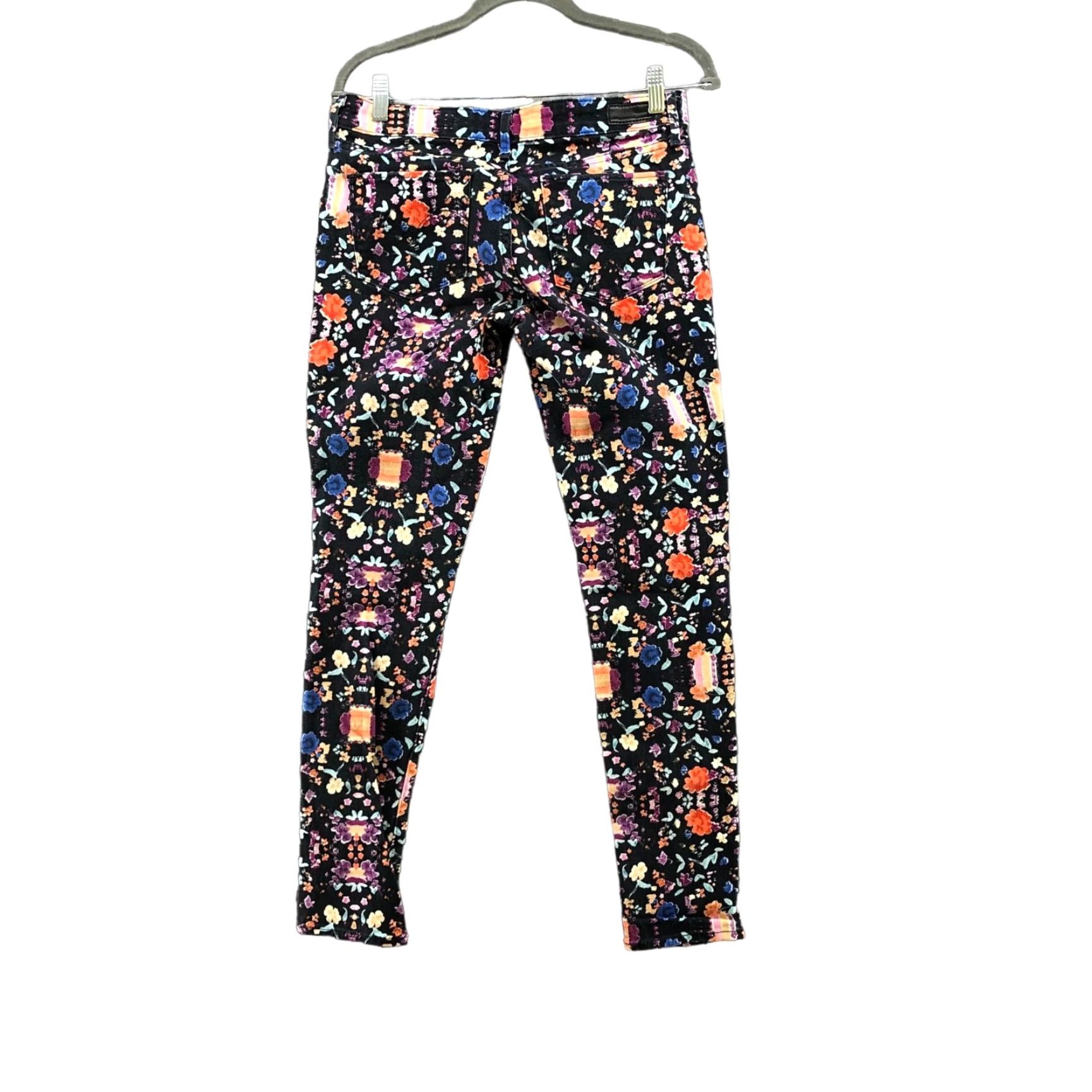 Levi's Levi's Demi Curve Skinny Jeans Women 27 Multicolor Floral Low Rise Denim Stretch Size 27" / US 4 / IT 40 - 2 Thumbnail
