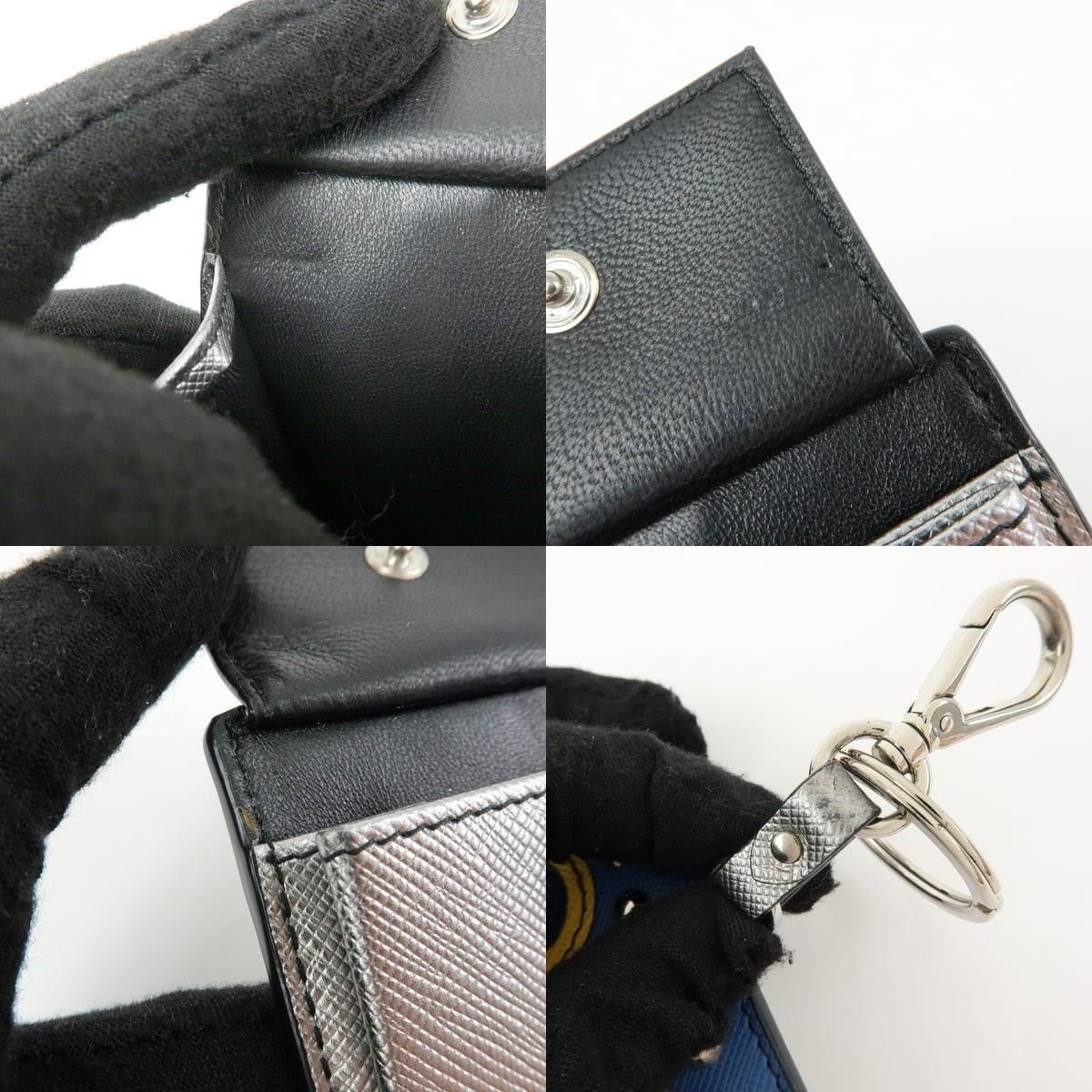 Prada Prada Robot Saffiano Keychain Multicolor Size ONE SIZE - 5 Thumbnail
