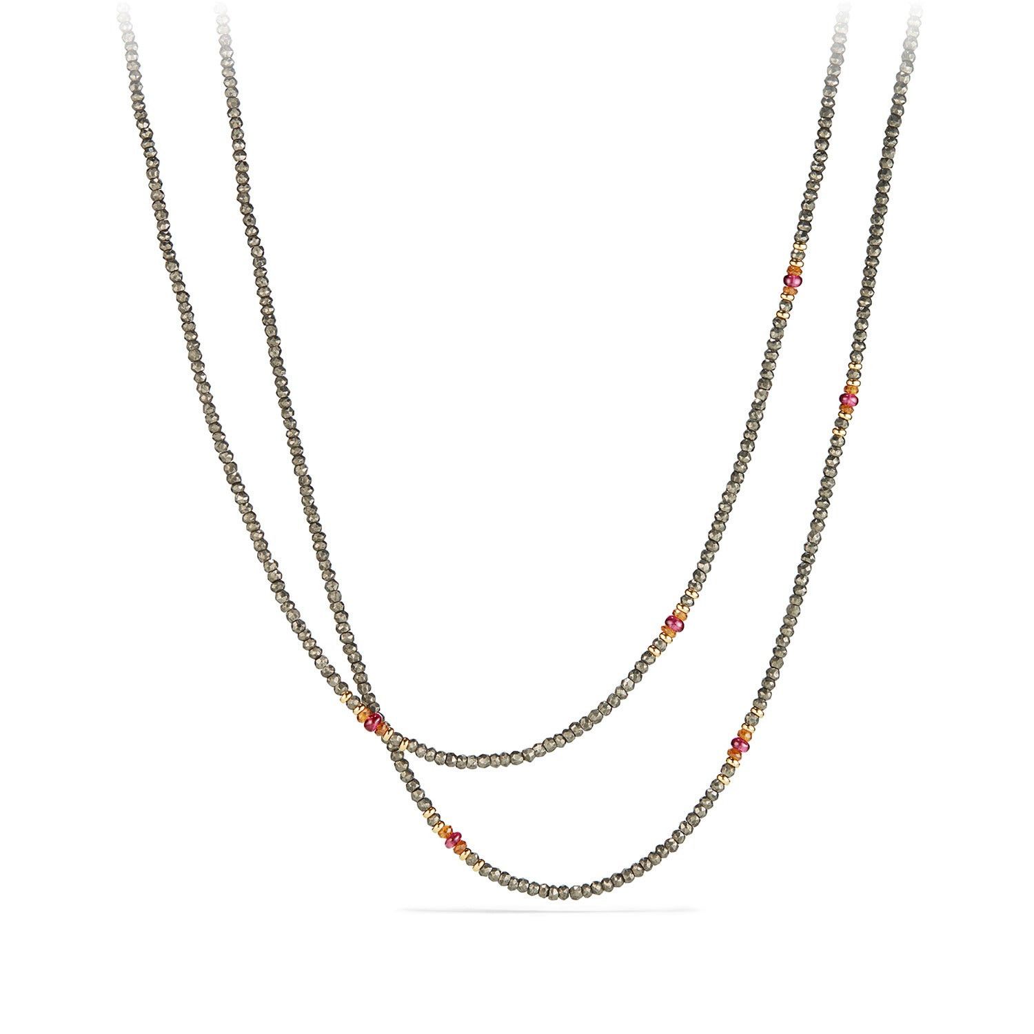 David Yurman o1w1db10325 Necklace in Pyrite & Spessartite 18K Gold Size ONE SIZE - 1 Preview