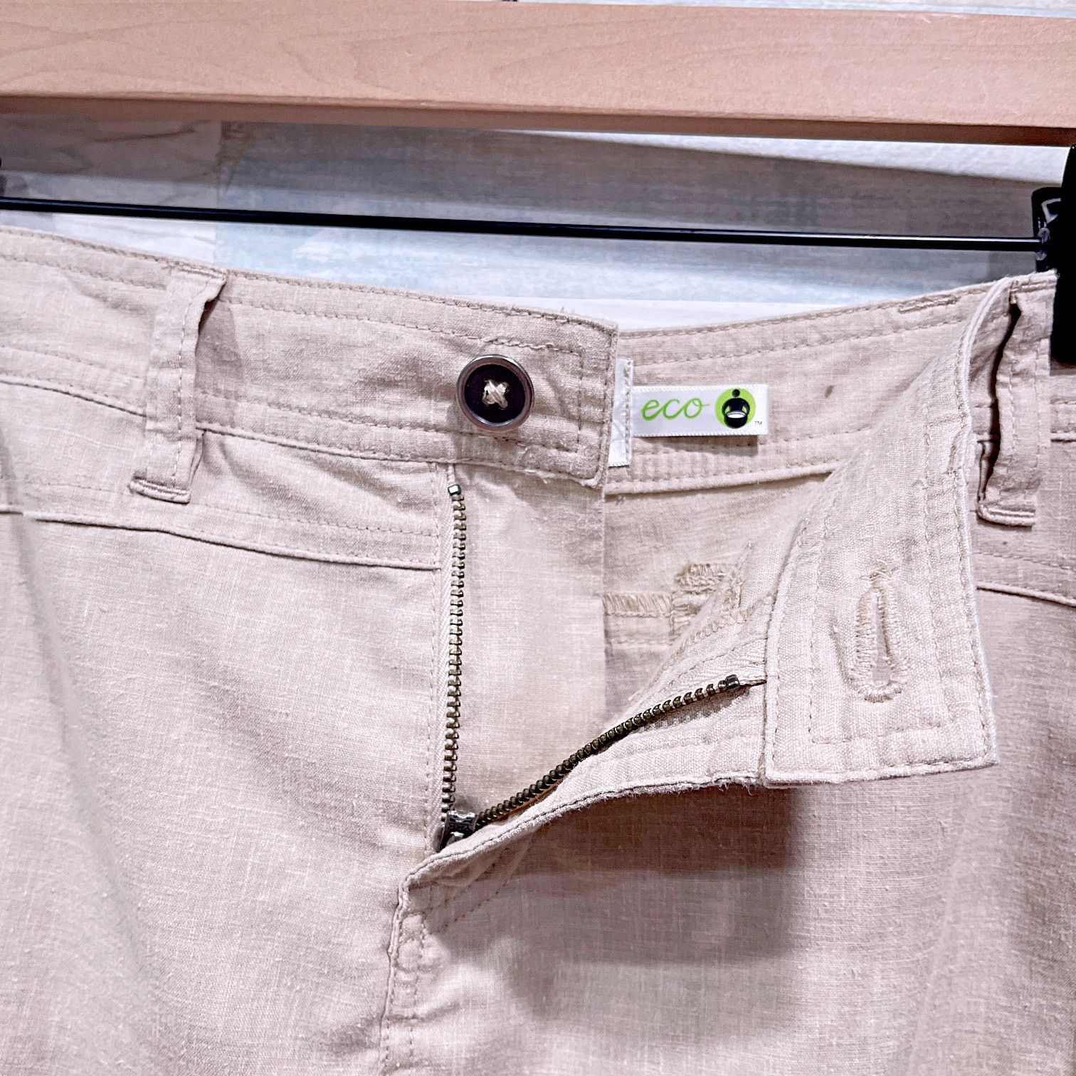 Other Aventura Eco Hemp Blend A Line Skirt Beige Womens 10 Size 32" / US 10 / IT 46 - 2 Thumbnail
