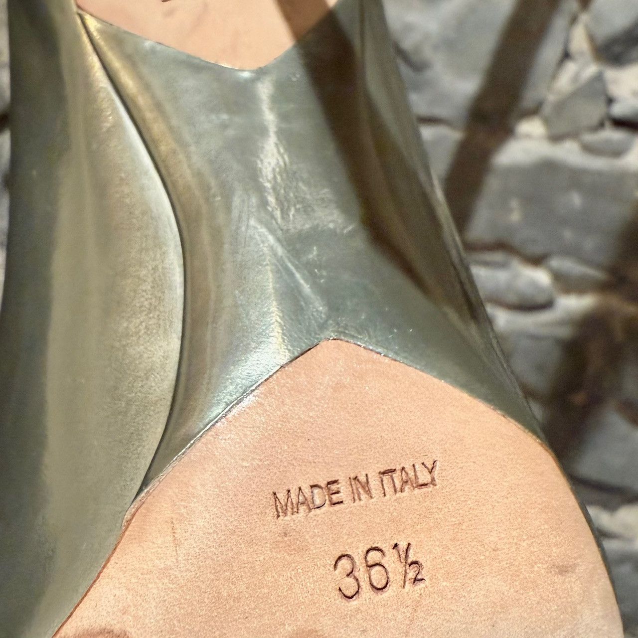 Dior Christian Dior Metallic Gold Patent Songe Pointy Pumps Size US 6.5 / IT 36.5 - 9 Thumbnail