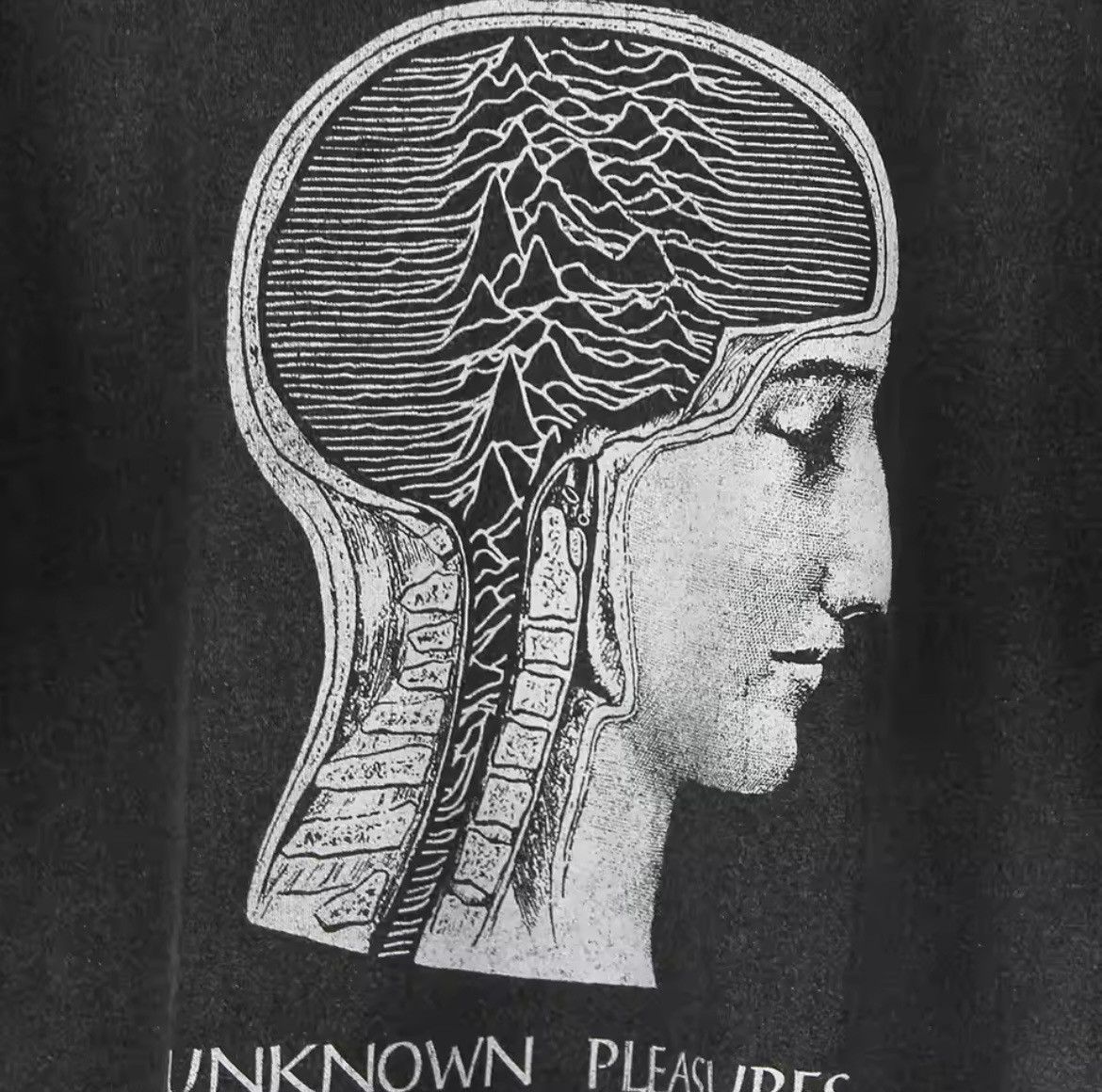 Japanese Brand × Vintage "JOY DIVISION" Unknown Pleasures Graphic Printed Cott Tshirt Size US XL / EU 56 / 4 - 3 Thumbnail