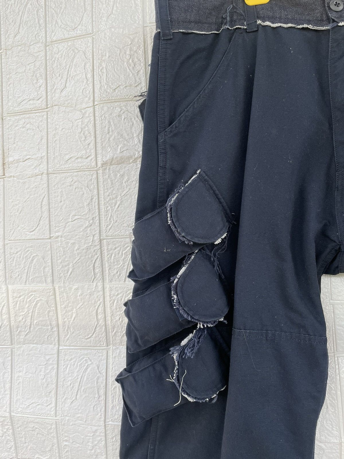 Japanese Brand Vintage Pacthwork Cargo Pant Size US 36 / EU 52 - 4 Thumbnail