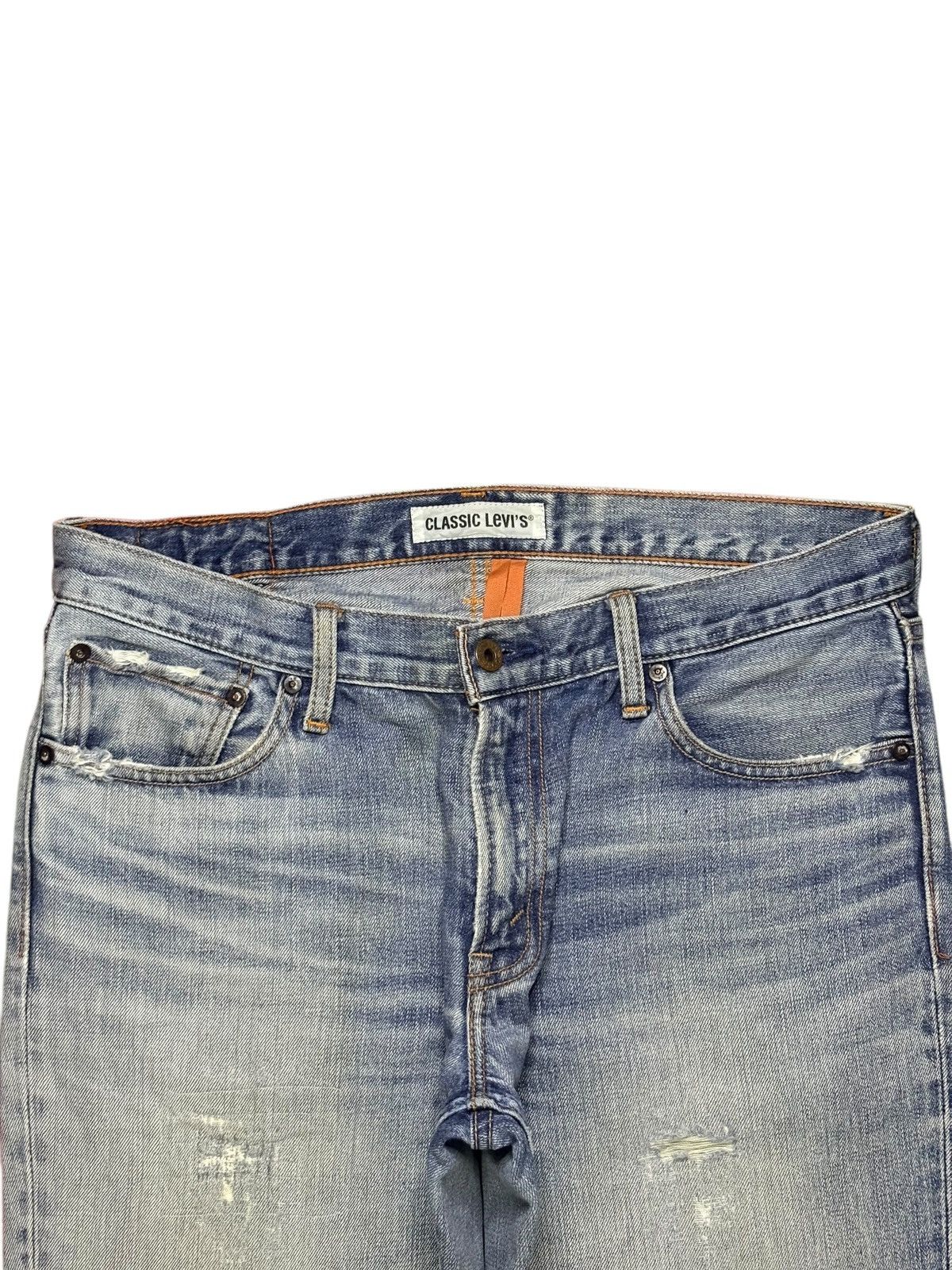 Levi's Vintage 90s Levis 502 Faded Wash Distressed Baggy Jeans Size US 34 / EU 50 - 4 Thumbnail