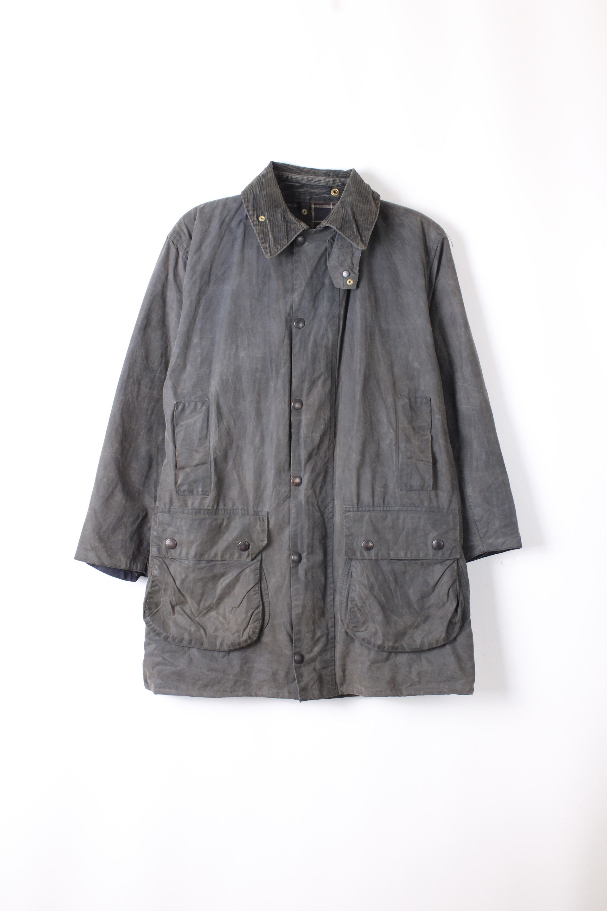 Barbour Barbour Border Wax Jacket Blue C38 Small Medium Size US M / EU 48-50 / 2 - 1 Thumbnail