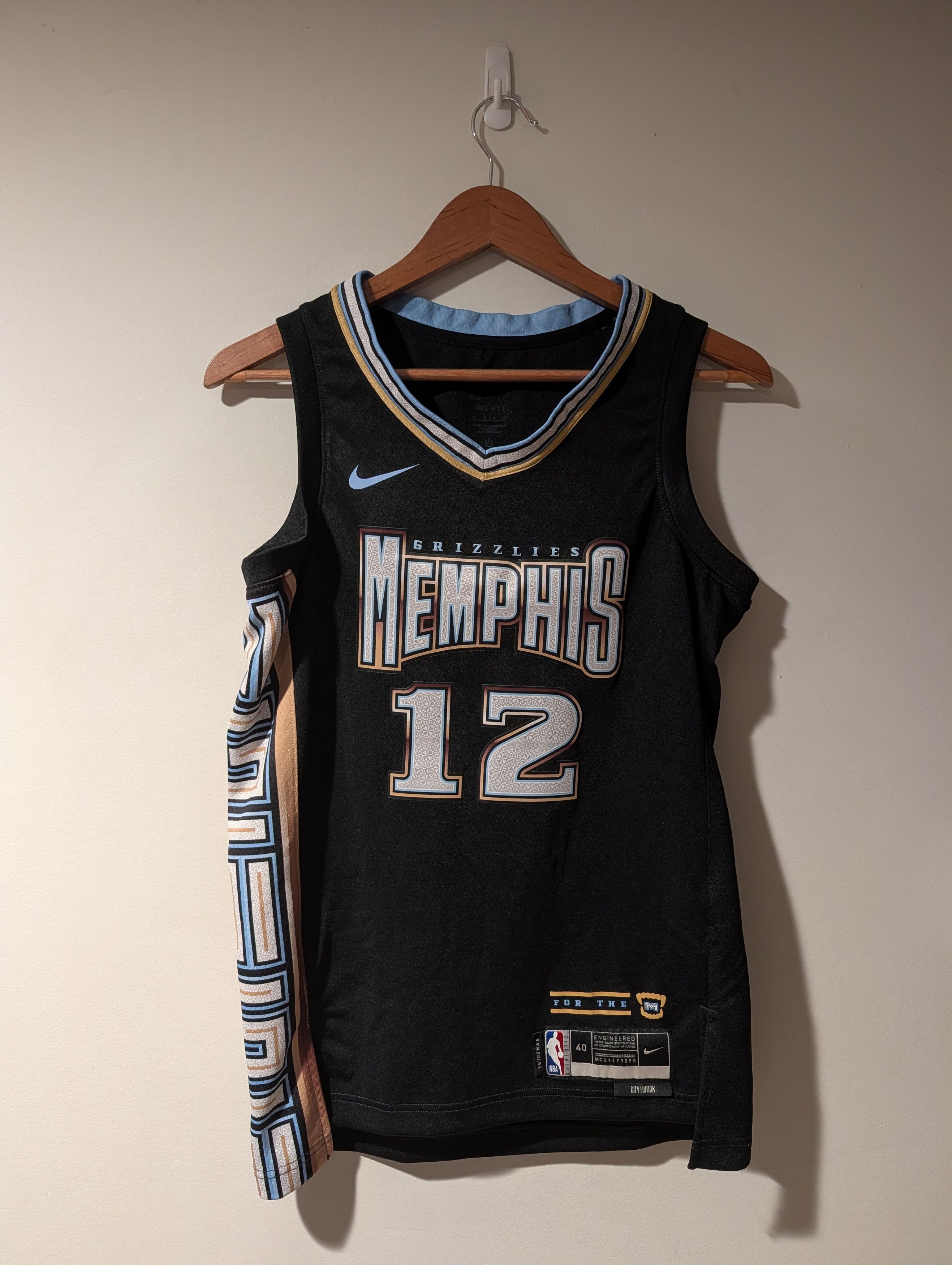 Nike Ja Morant Memphis Grizzlies City Basketball Jersey