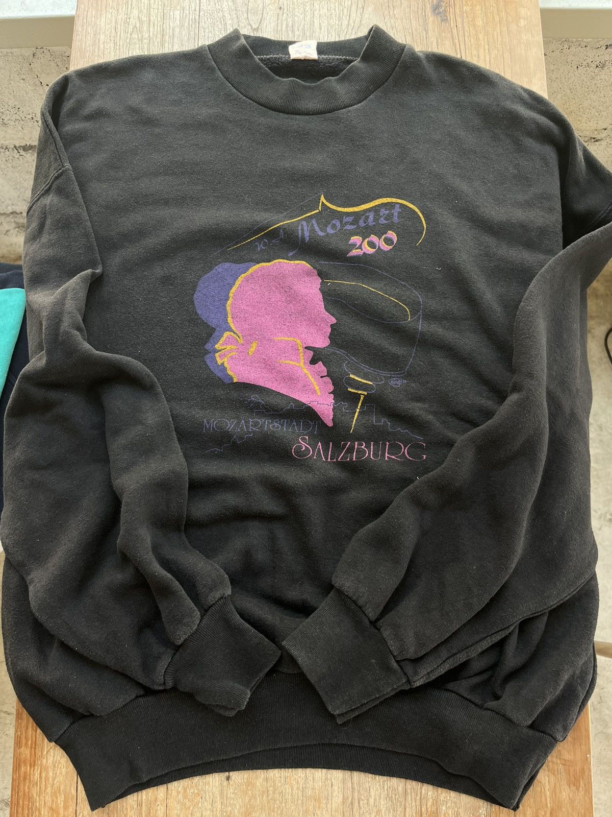 Band Tees × Vintage Vintage Wolfgang Amadeus Mozart 90’s Sweater shirt Size US L / EU 52-54 / 3 - 1 Thumbnail