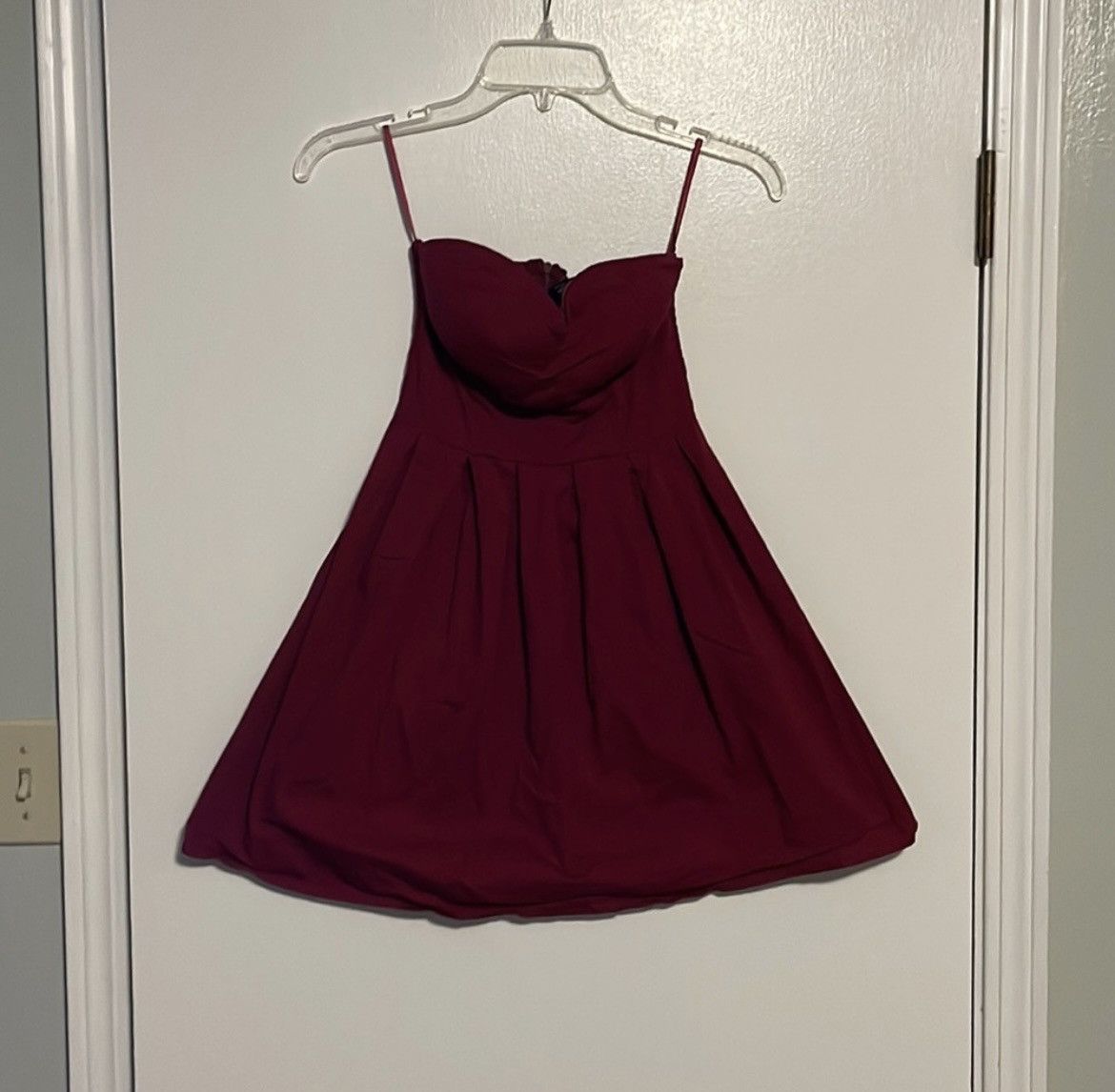 rue21 Rue21 Red Strapless Dress Size M / US 6-8 / IT 42-44 - 1 Thumbnail