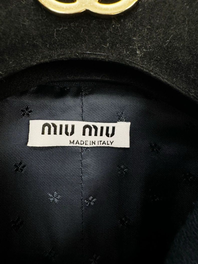 Prada Miumiu Wool Coat Outerwear Size 36-2506 Size S / US 4 / IT 40 - 2 Thumbnail