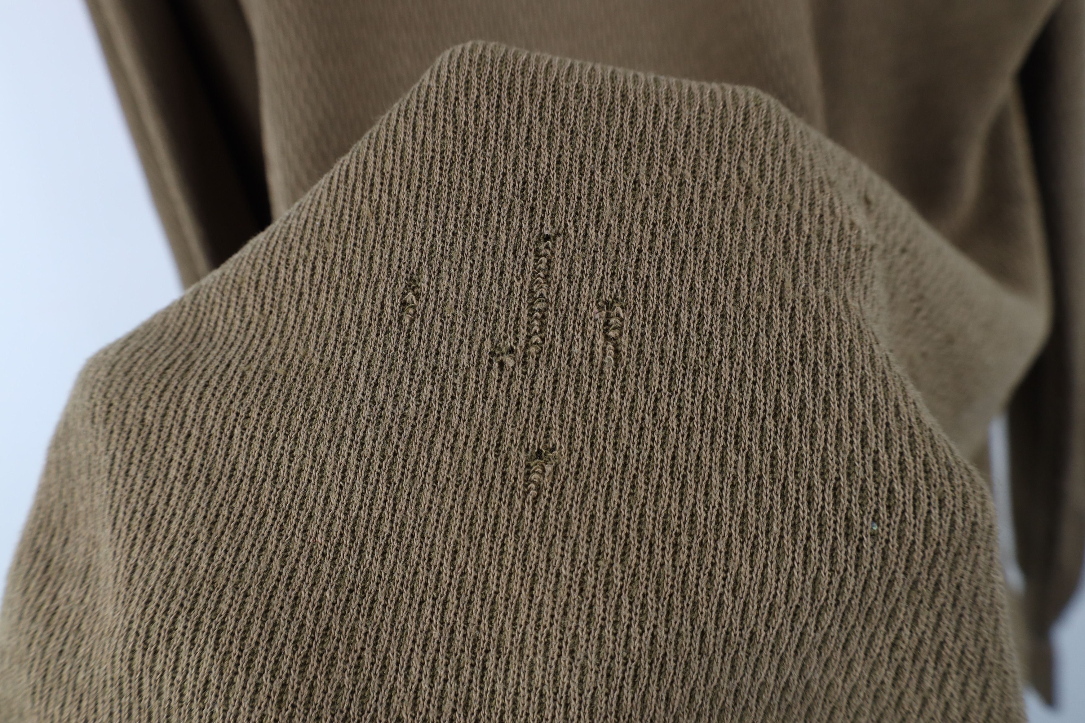 Vintage Vintage 90s Streetwear Thermal Waffle Knit T-Shirt Brown USA Size US XL / EU 56 / 4 - 5 Thumbnail