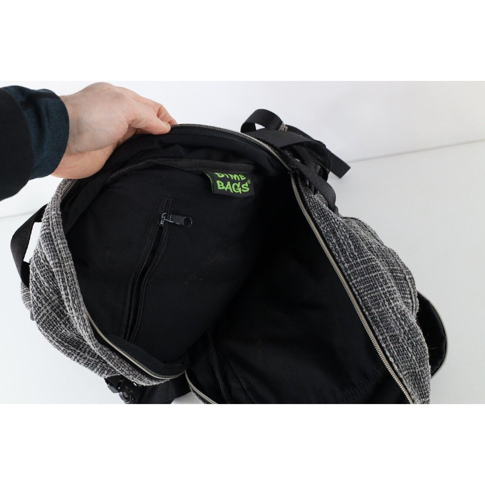 Vintage Vintage Y2K Streetwear Dime Bags Skateboarding Hemp Backpack Size ONE SIZE - 10 Thumbnail