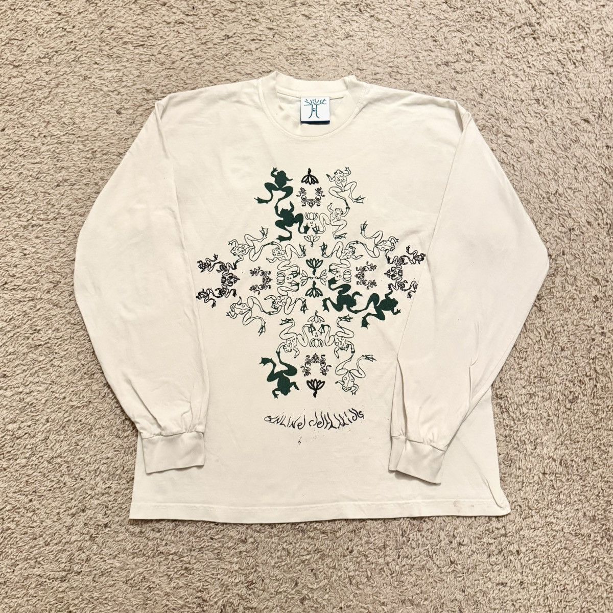 Online Ceramics Online Ceramics Frog Art Use The Birth Long Sleeve Tee Size US L / EU 52-54 / 3 - 5 Thumbnail