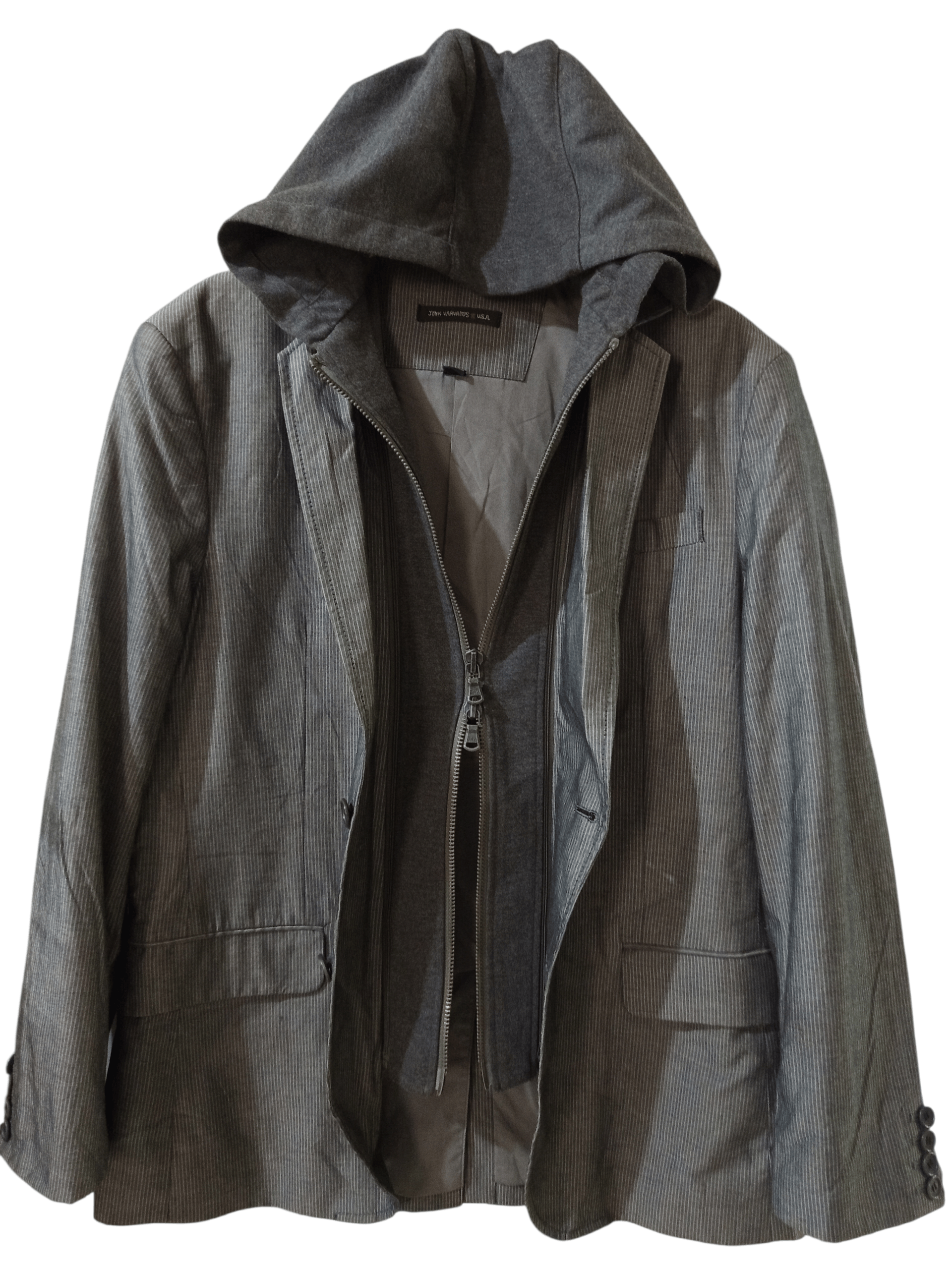 John Varvatos John Varvatos Hooded Blazer Size US L / EU 52-54 / 3 - 2 Thumbnail