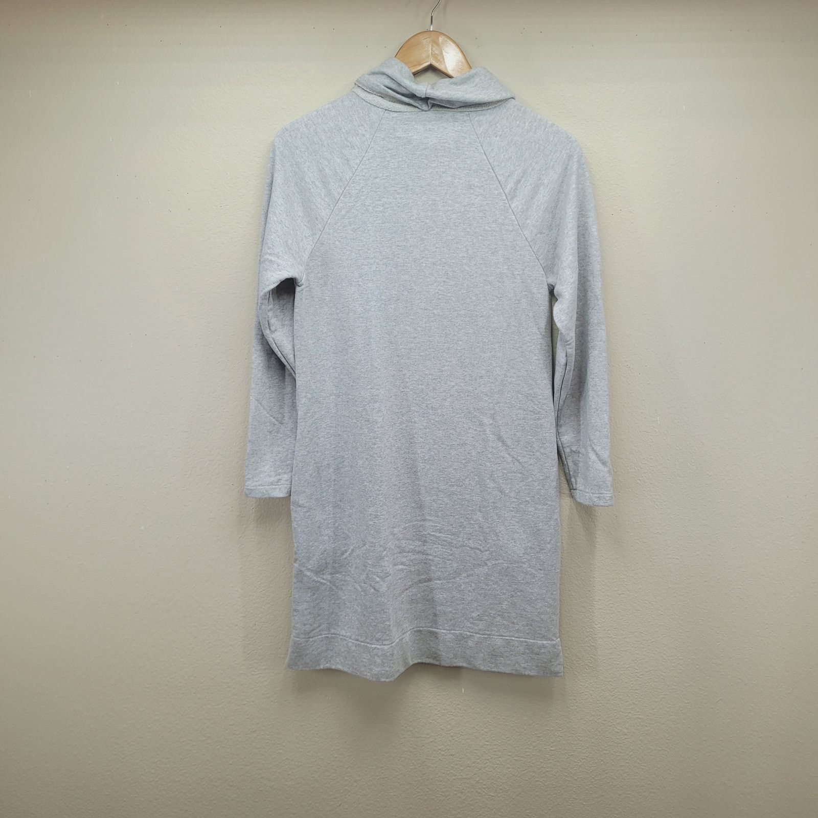 J.Crew J Crew Tunic Dress XS Sweatshirt Cowl Neck Gray Pockets Size XS / US 0-2 / IT 36-38 - 2 Thumbnail
